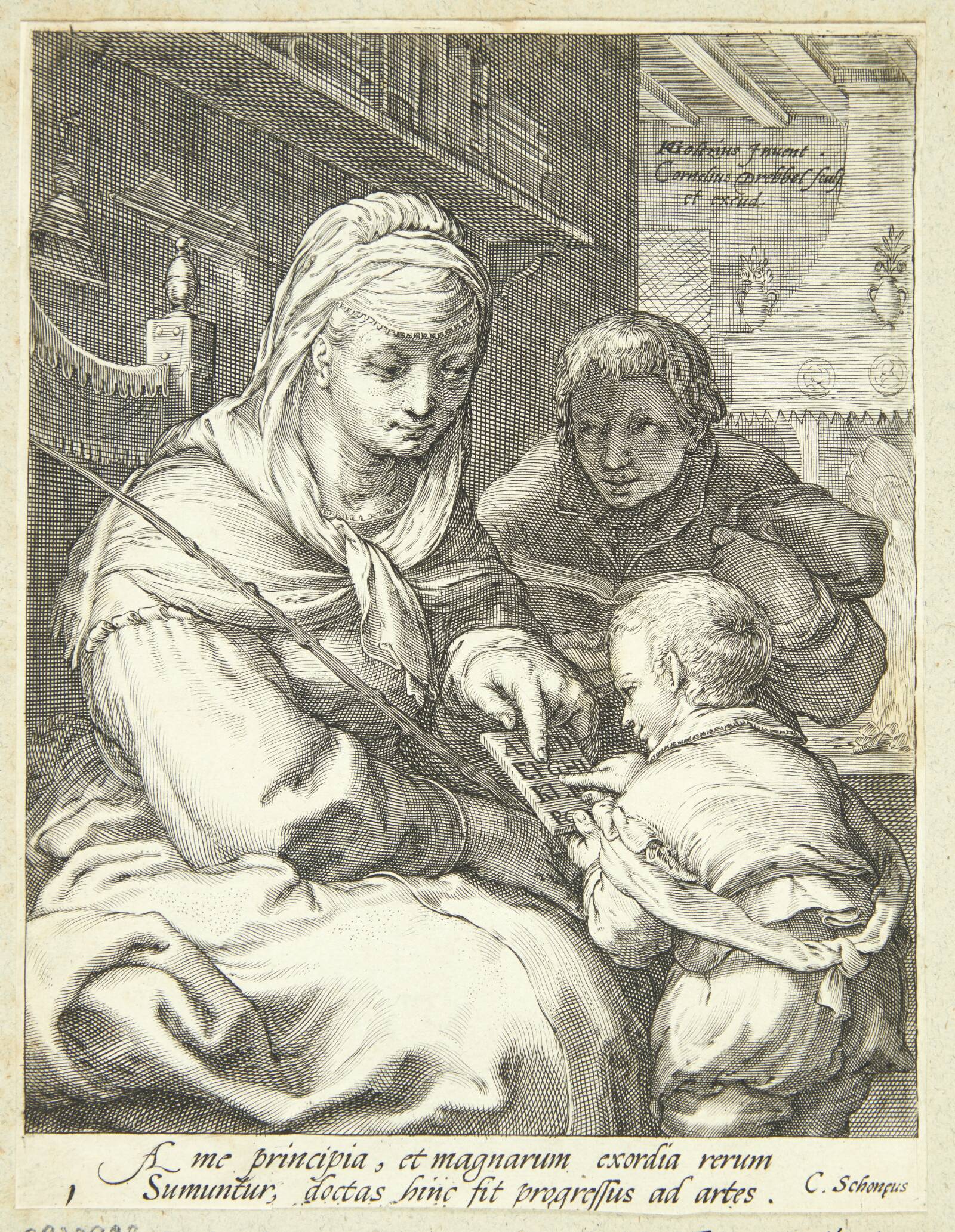 Grammatik, Cornelis Jacobsz Drebbel, 1595-1599