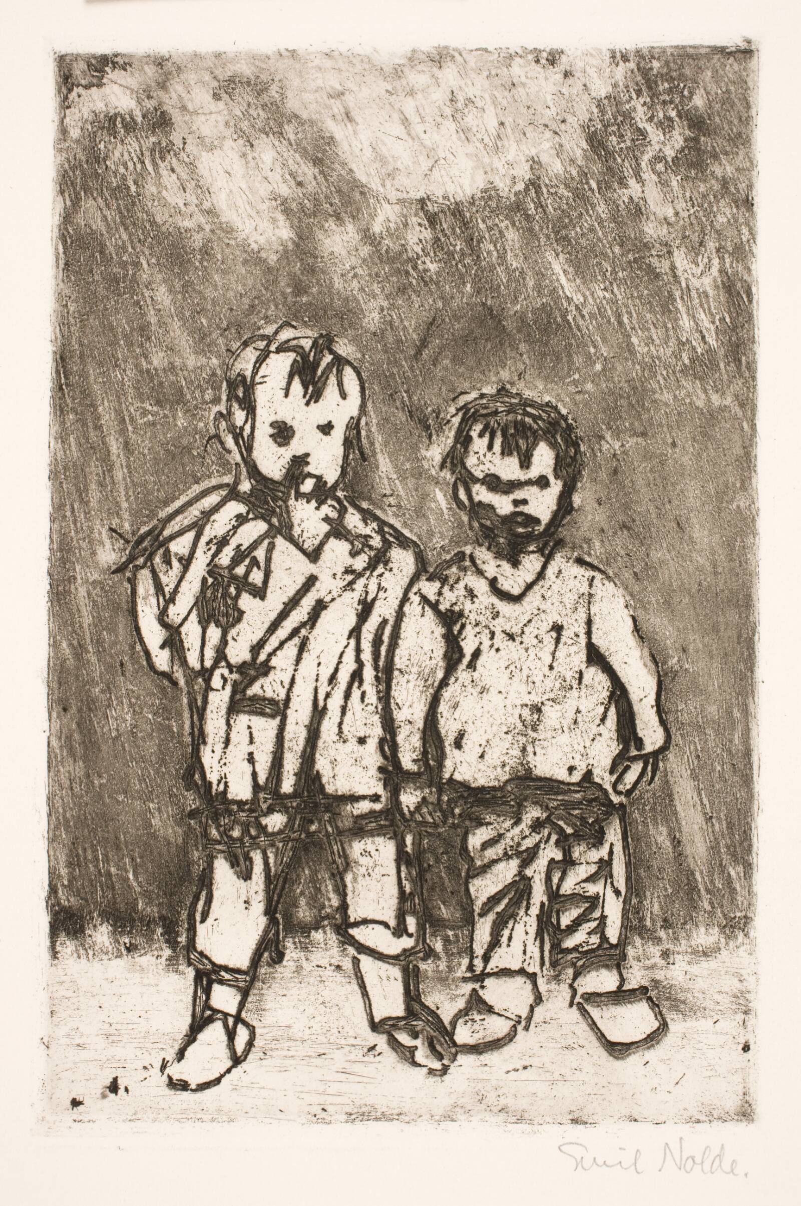 Lausbuben, Emil Nolde, 1908