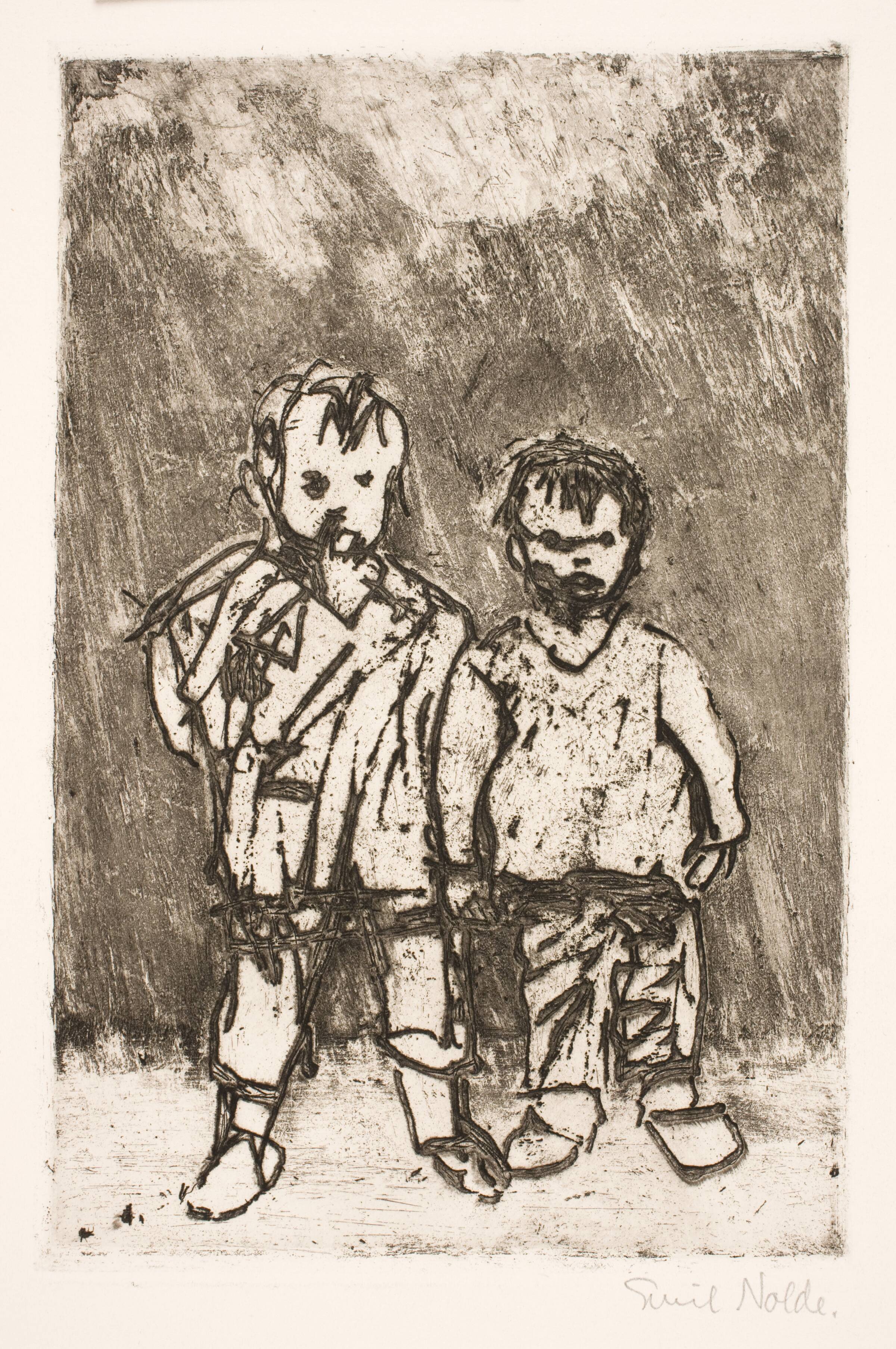 Lausbuben, Emil Nolde, 1908