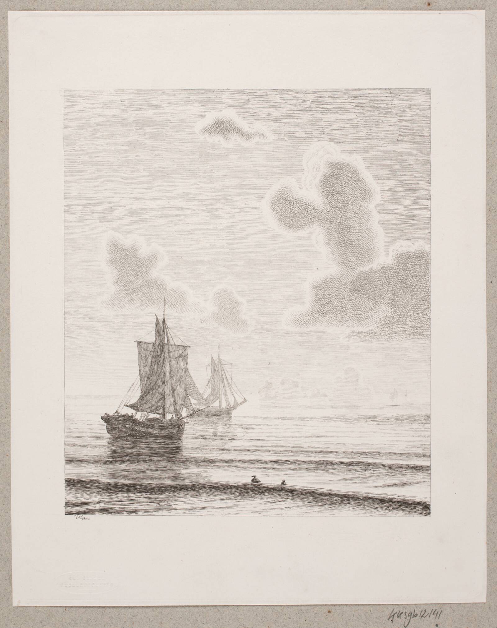 Stille vejr, Vilhelm Kyhn, 1870