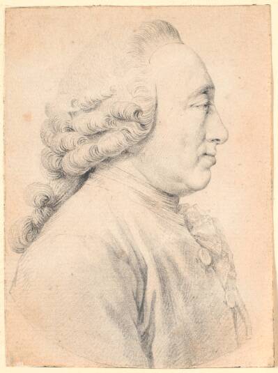 Portræt af den schweiziske naturvidenskabsmand og filosof Charles Bonnet (1720-93)