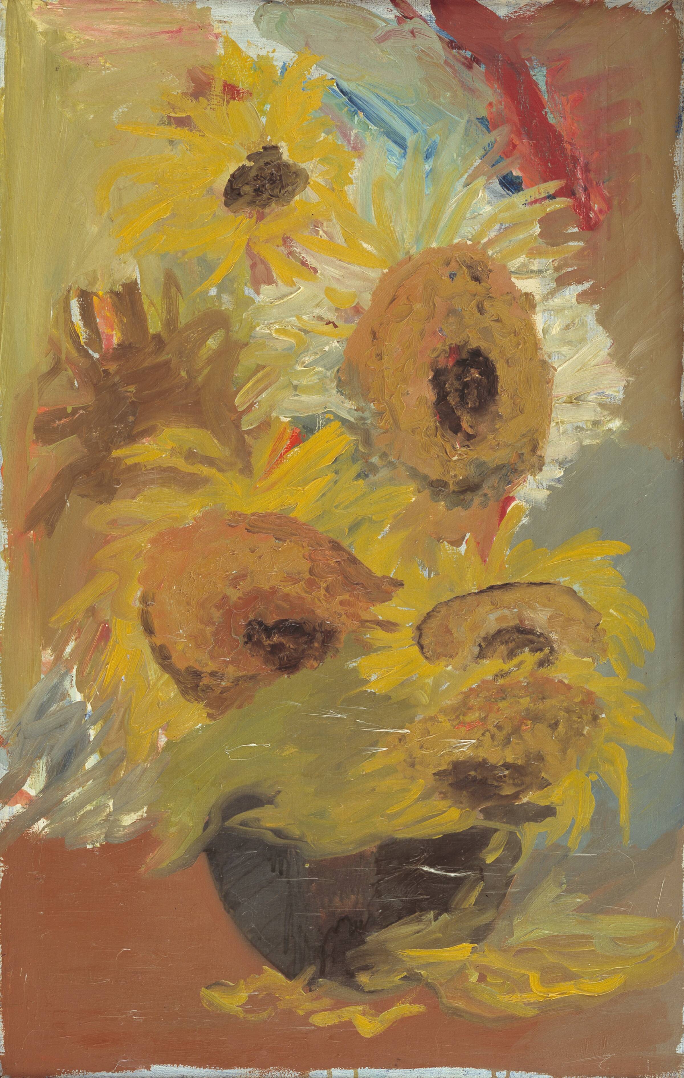 Solsikker i vase, Richard Mortensen, 1928-1931