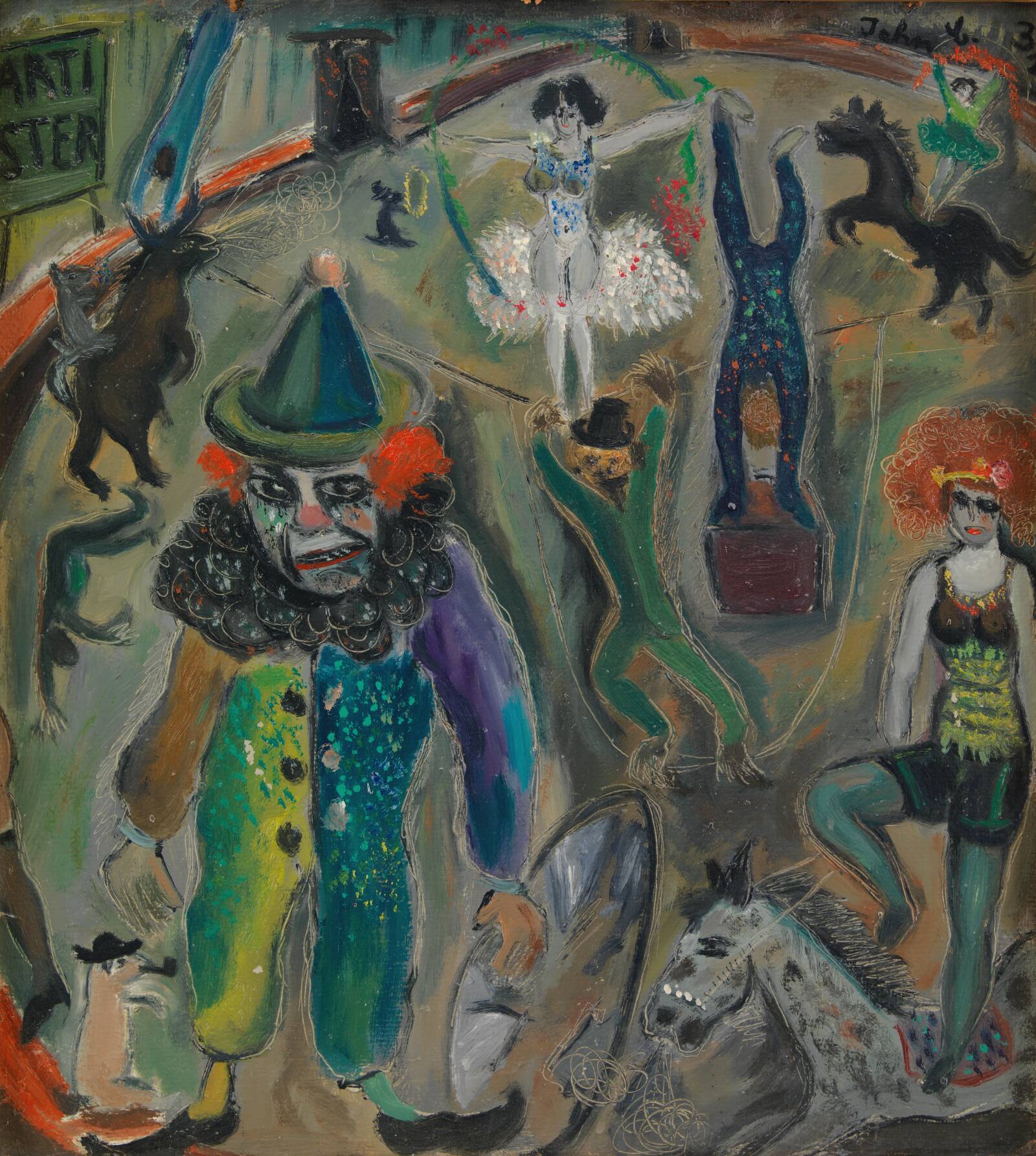 Gadebillede, John Christensen, 1932