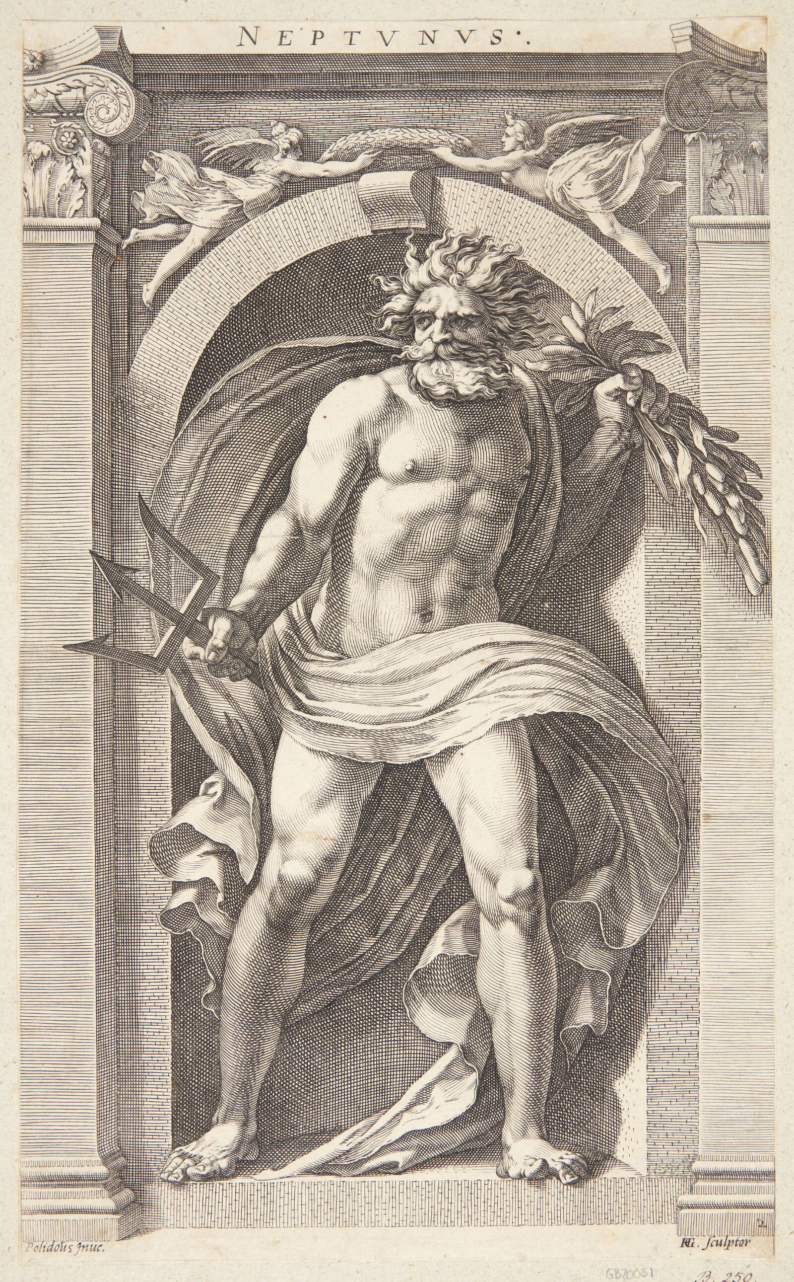 Neptun, Hendrick Goltzius, 1592