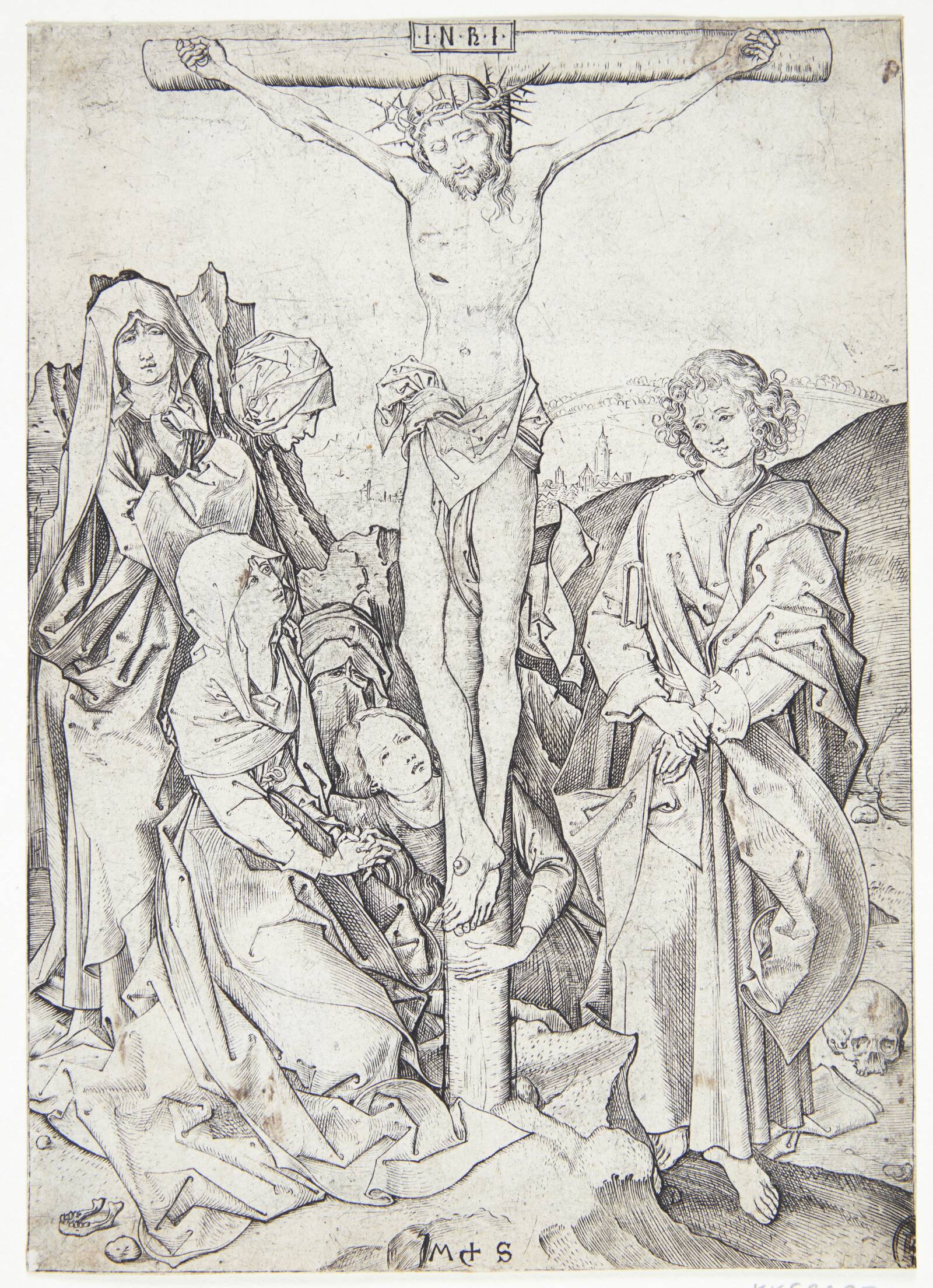 Korsfæstelsen, Martin Schongauer, 1430-1491
