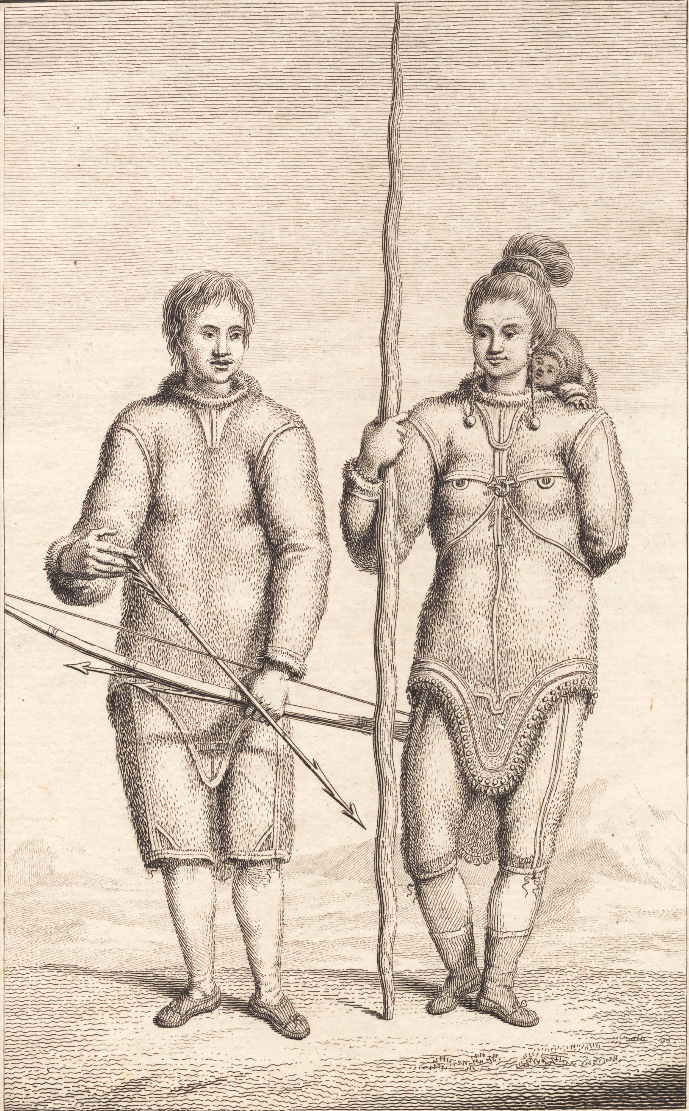 To grønlændere, J.F. Clemens, 1748-1831