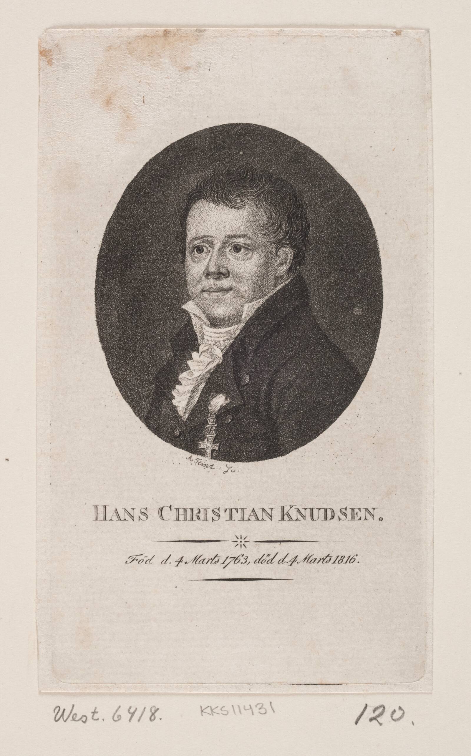 Hans Christian Knudsen, Andreas Flint, 1767-1824