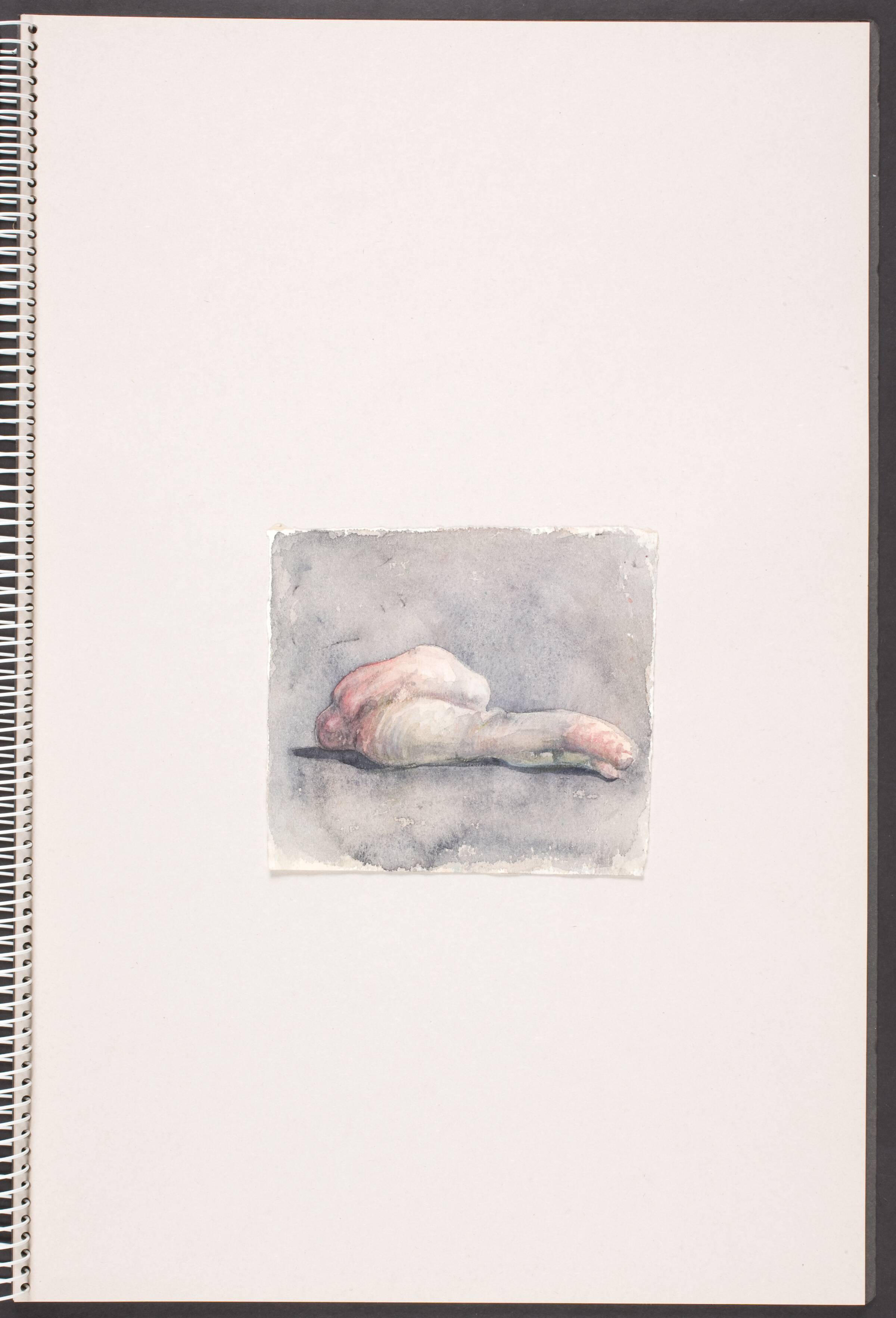Liggende, antropomorf form, Michael Kvium, 1991-1993
