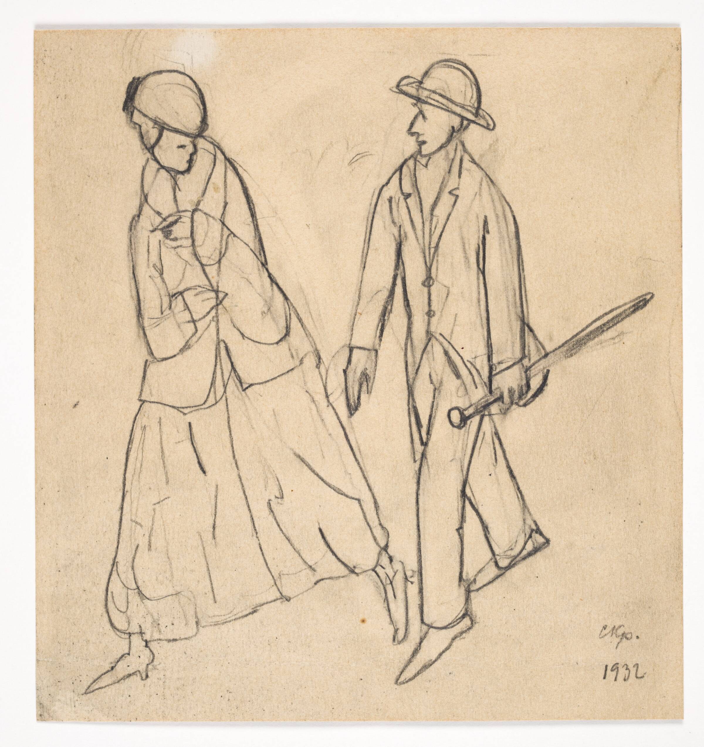 To figurer, Christian Kongstad Petersen, 1932