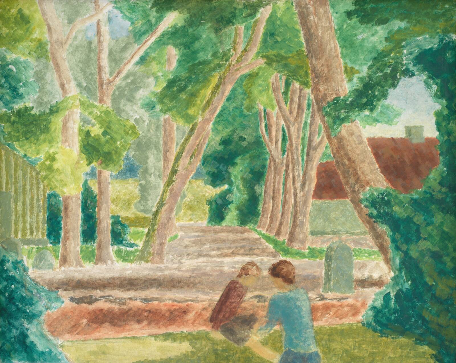 Skovvej. Mogenstrup, Helge Jensen, 1943