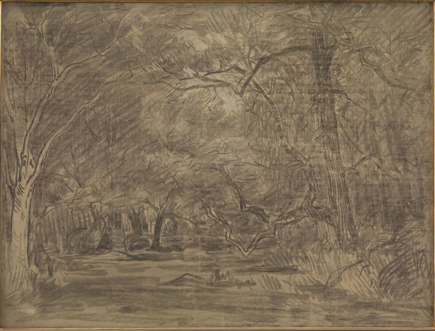 The Interior of a Forest, by Théodore Rousseau, 1865
