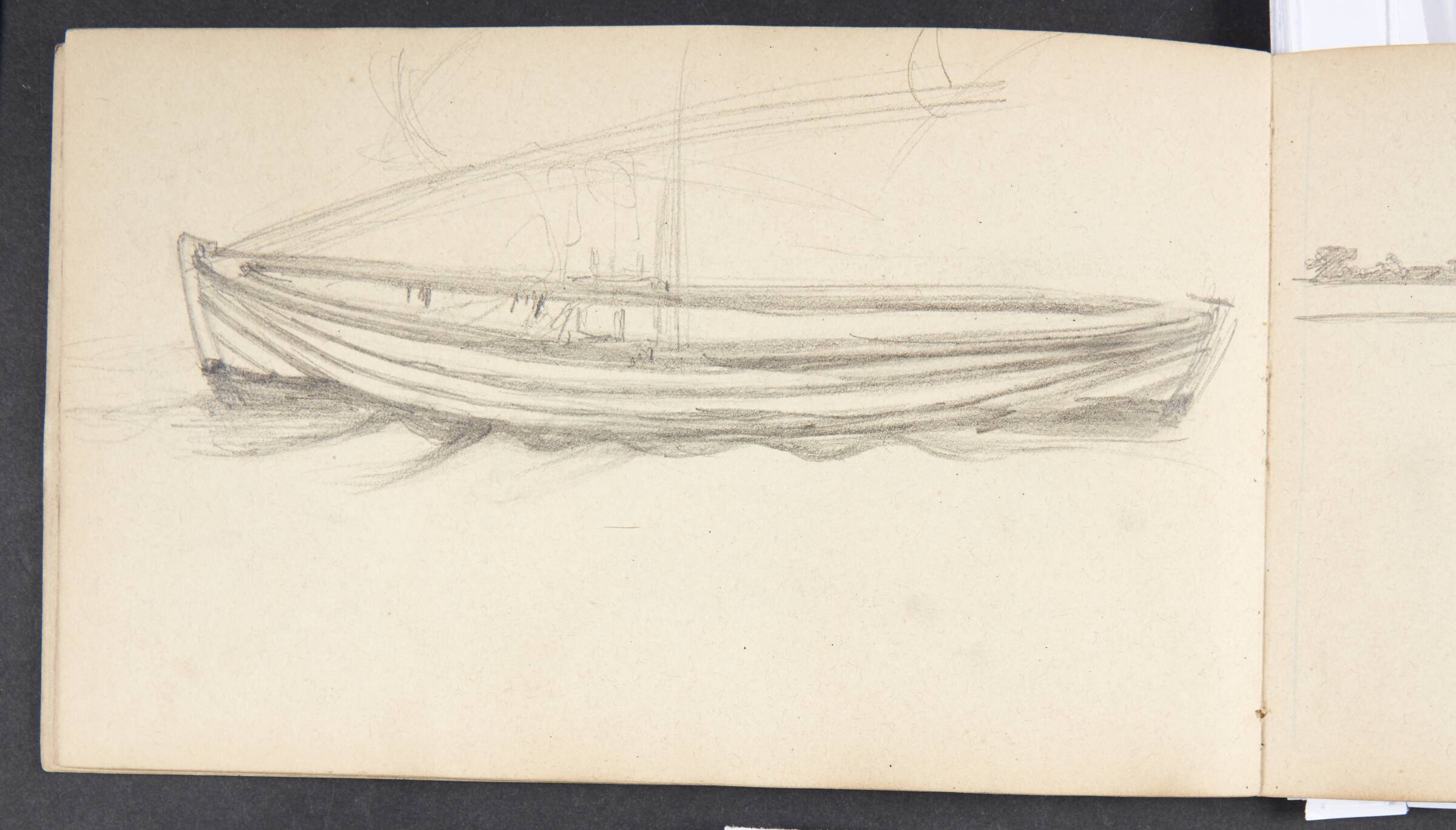 Studie af en sejlbåd, Agnes Slott-Møller, 1897-1898