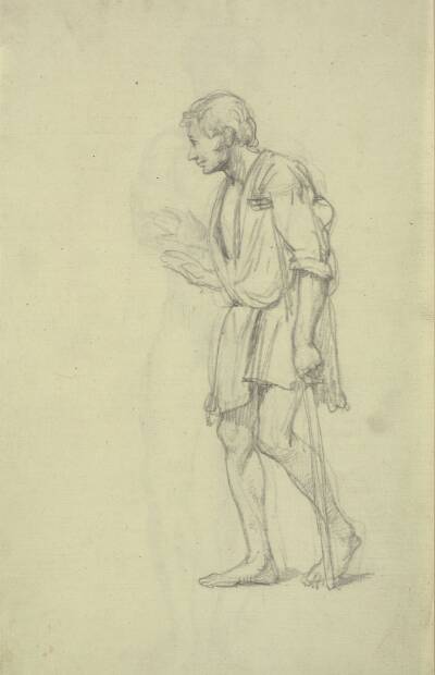 Krøbling. Figurstudier