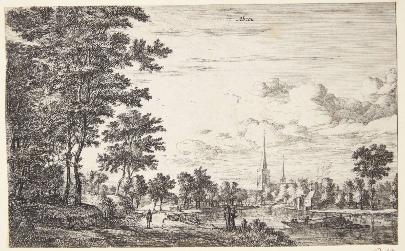 Udsigt mod Abcoude, Roelant Roghman, 1627-1692