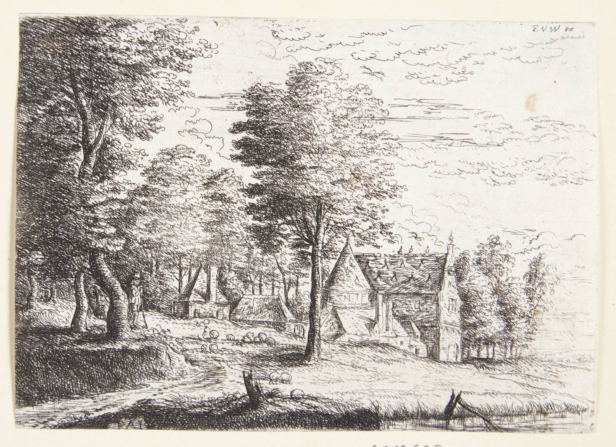 Landskab med en fårehyrde og hans flok