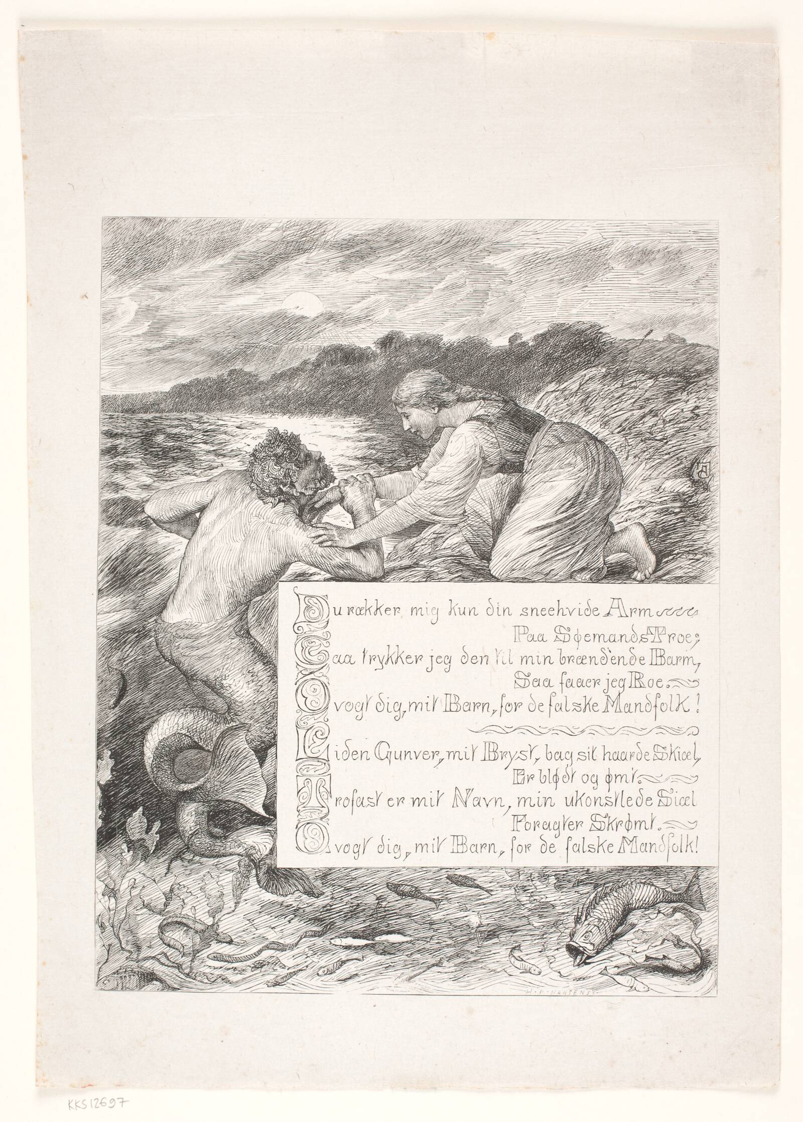 Liden Gunver, H.P. Hansen, 1829-1899