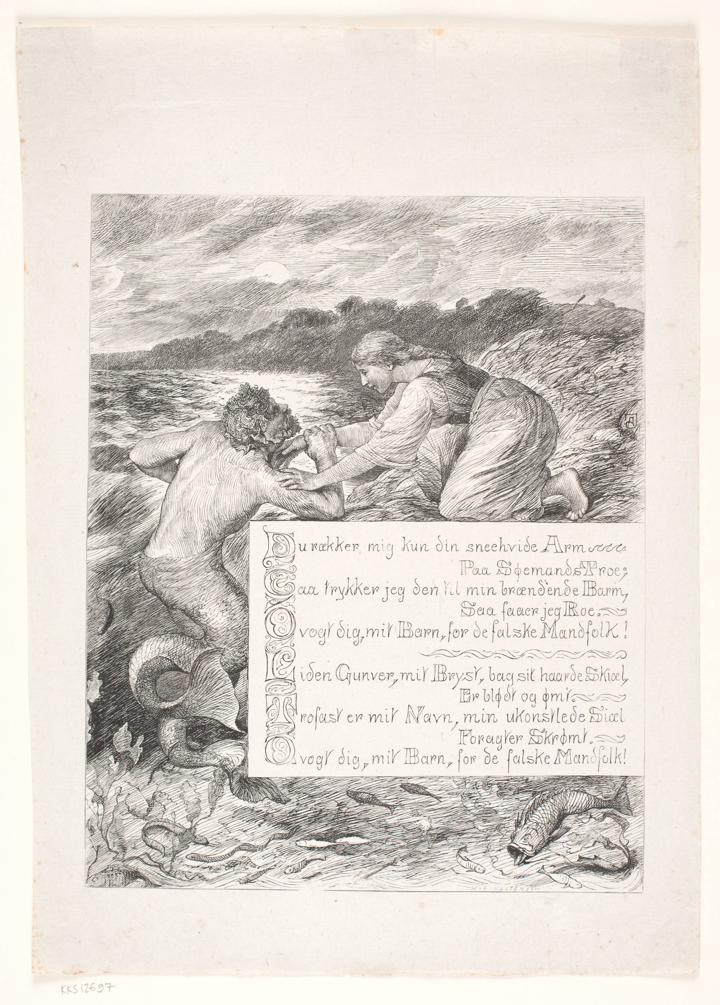 Liden Gunver, H.P. Hansen, 1829-1899
