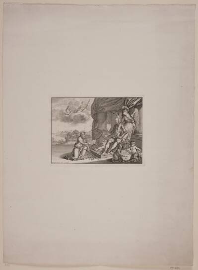 Neptun knælende for Frederik V