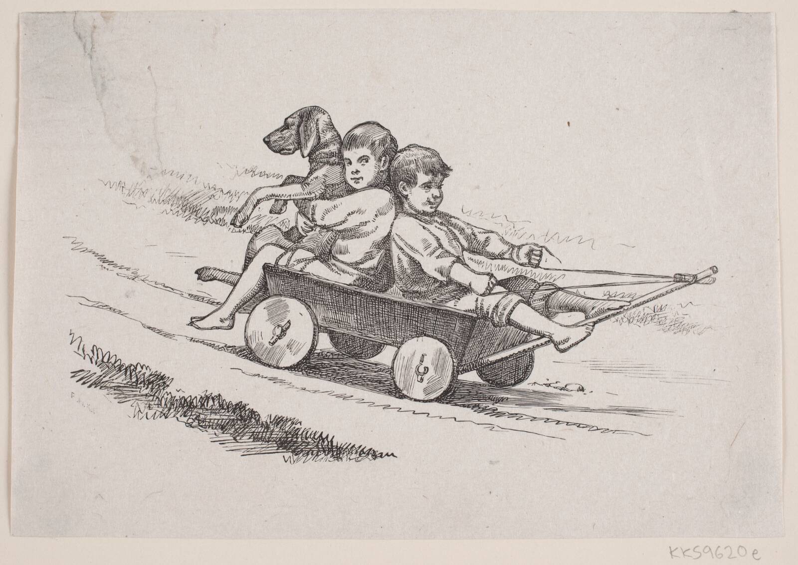 Illustration til en historie, Ubekendt, 1870-1881