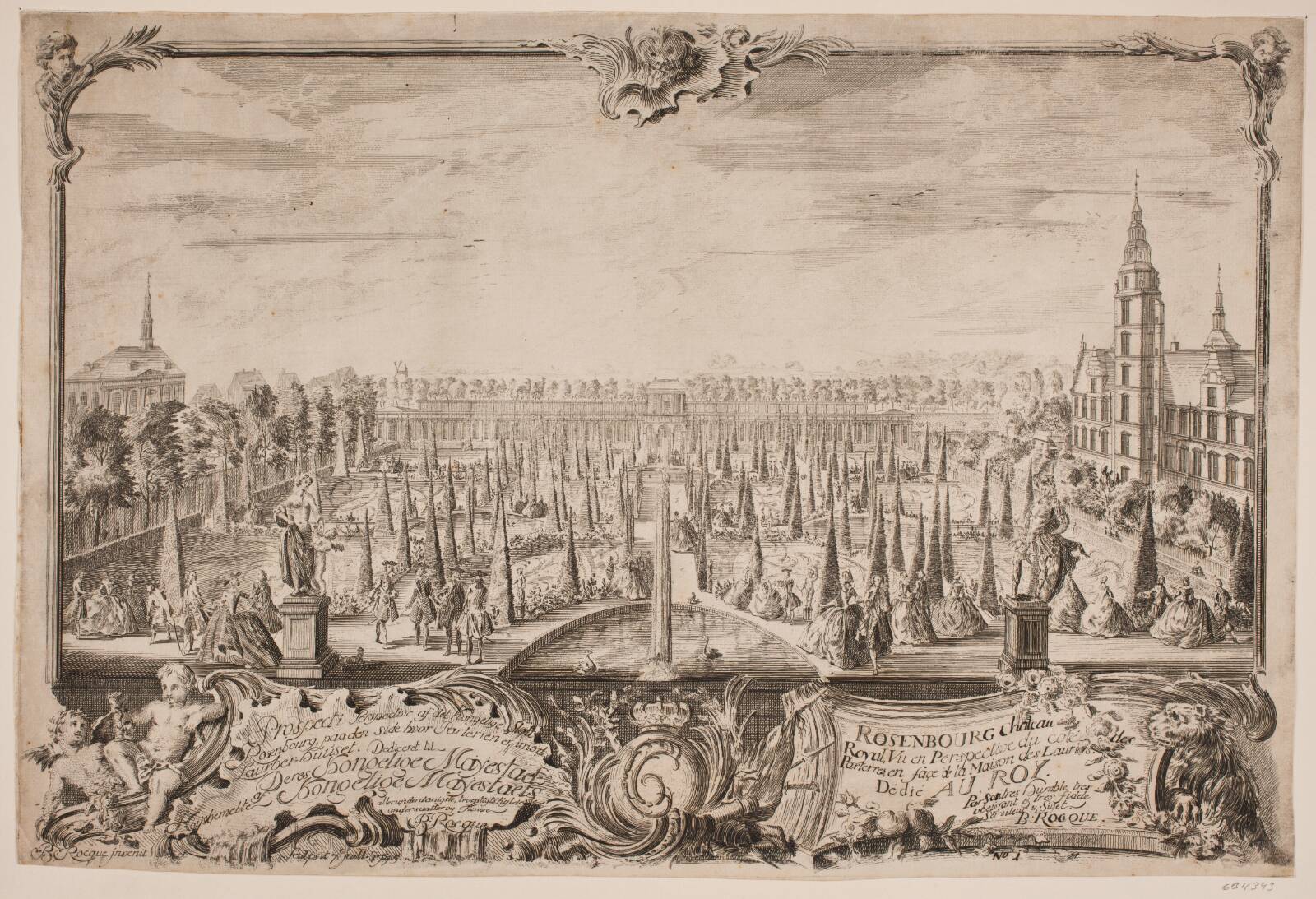 Rosenborg, Bartholomæus Roque, 1745
