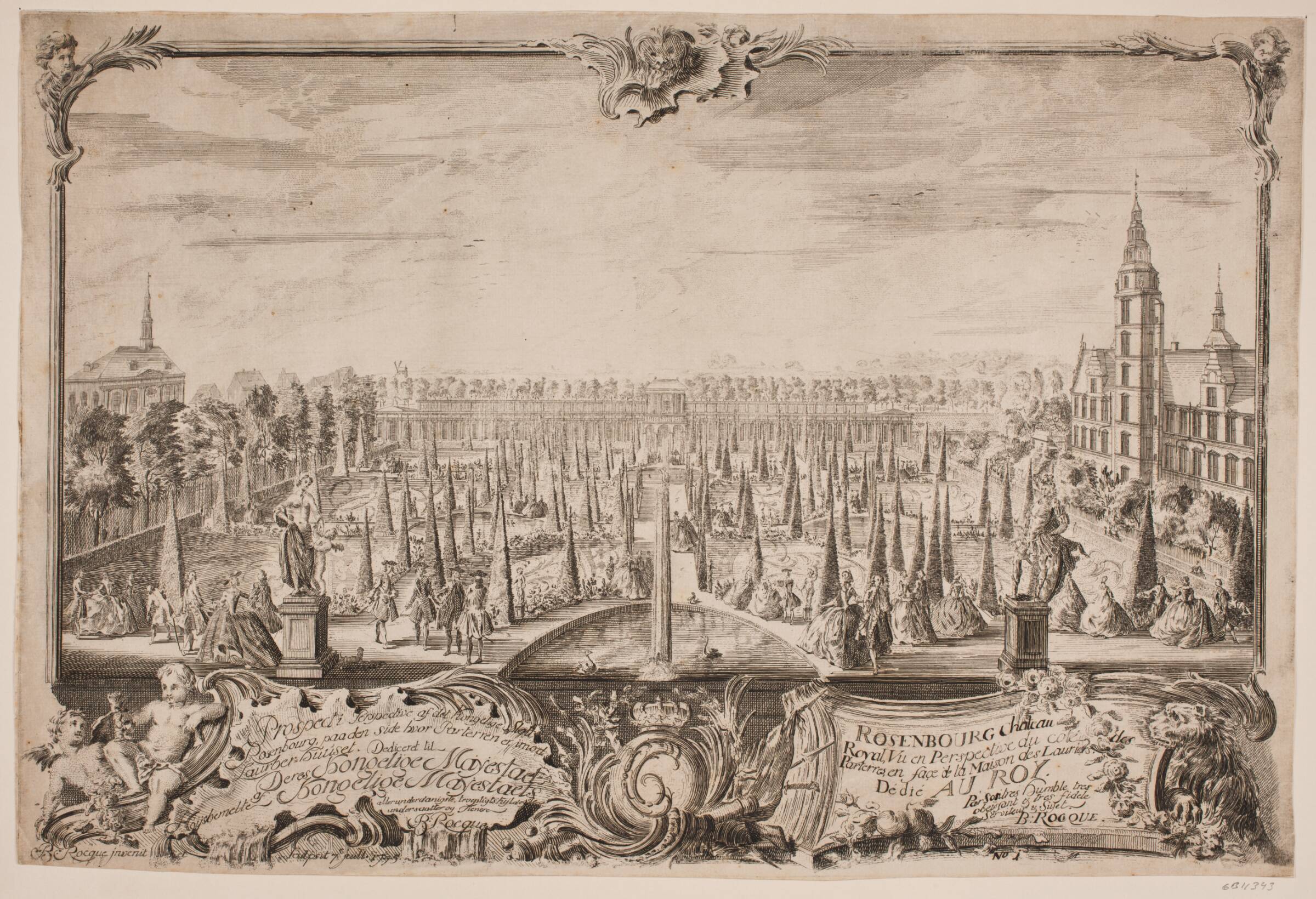 Rosenborg, Bartholomæus Roque, 1745