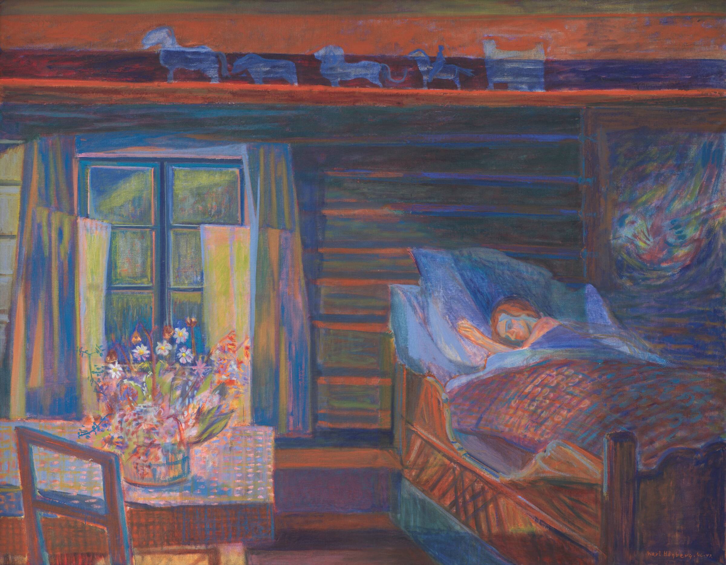Sommernatt, Karl Högberg, 1946-1947