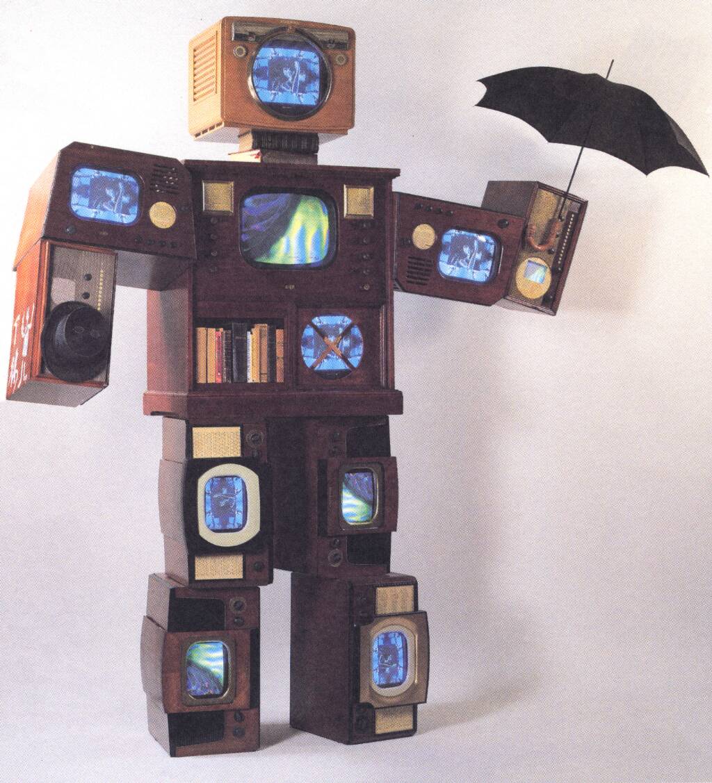 Søren Kierkegaard Robot by Nam June Paik