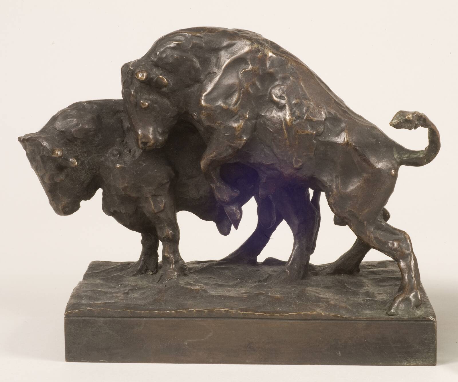 Playfull Bulls, by Anne Marie Carl Nielsen, 1898