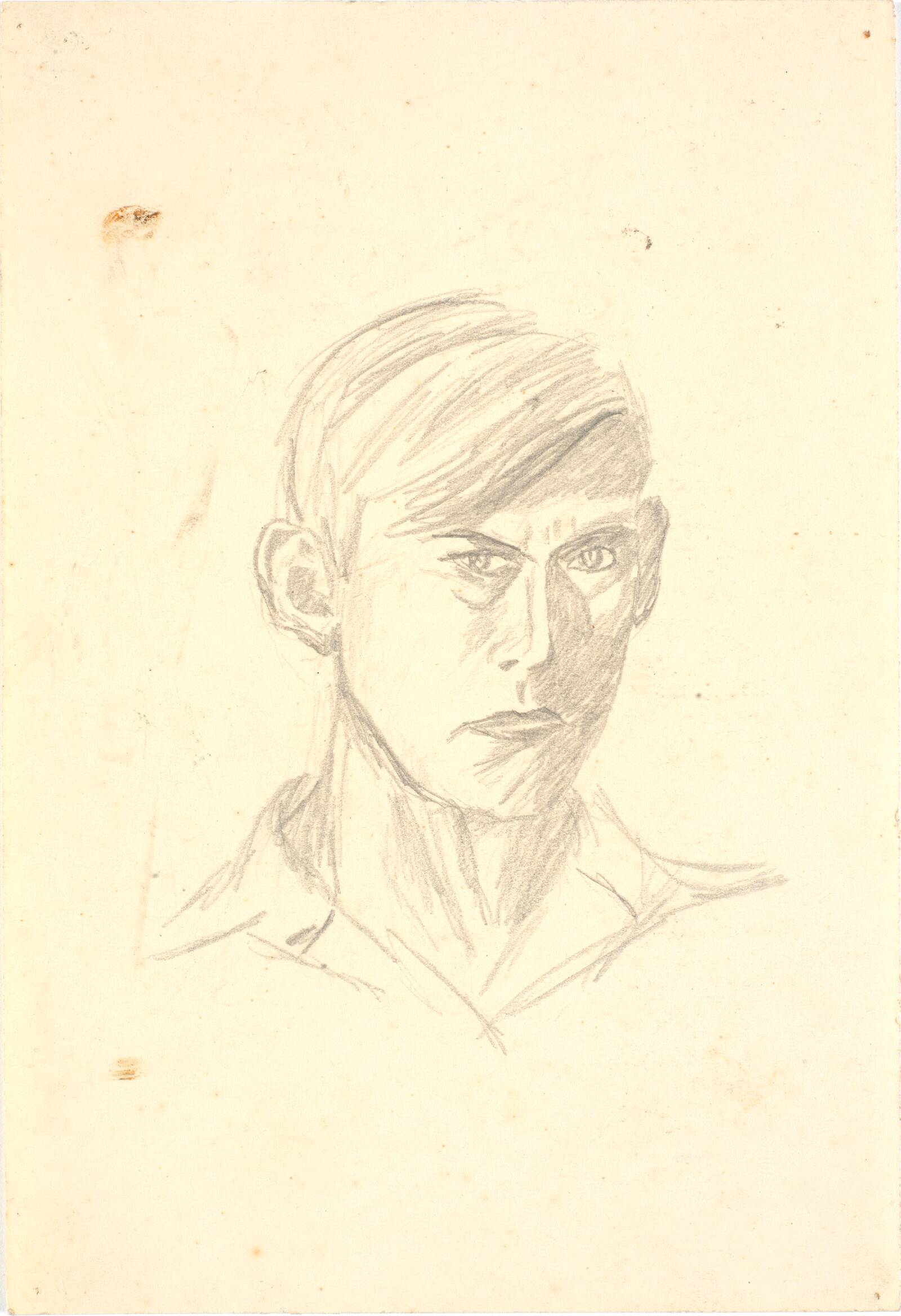 Selvportræt, Richard Mortensen, 1926-1929