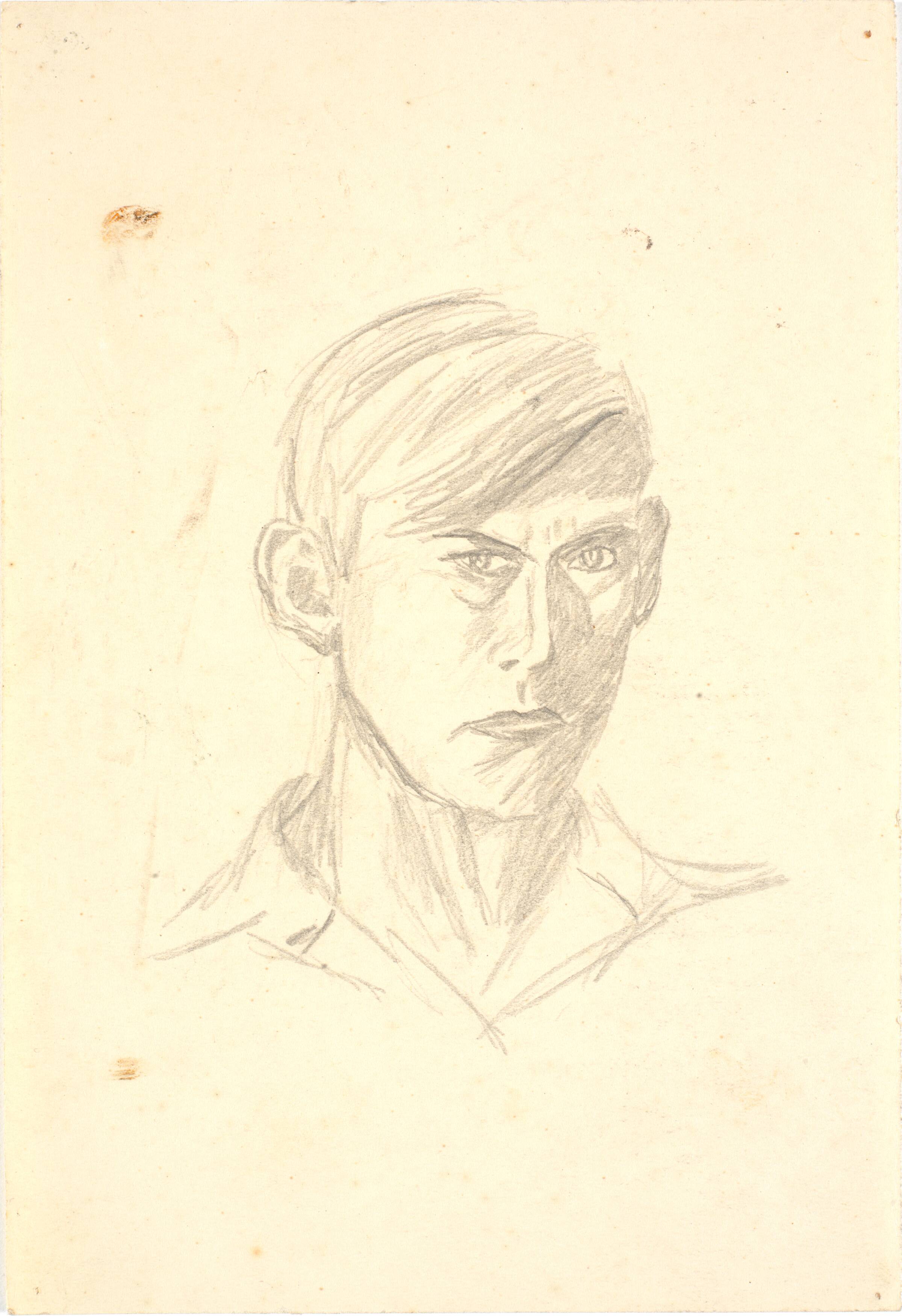 Selvportræt, Richard Mortensen, 1926-1929