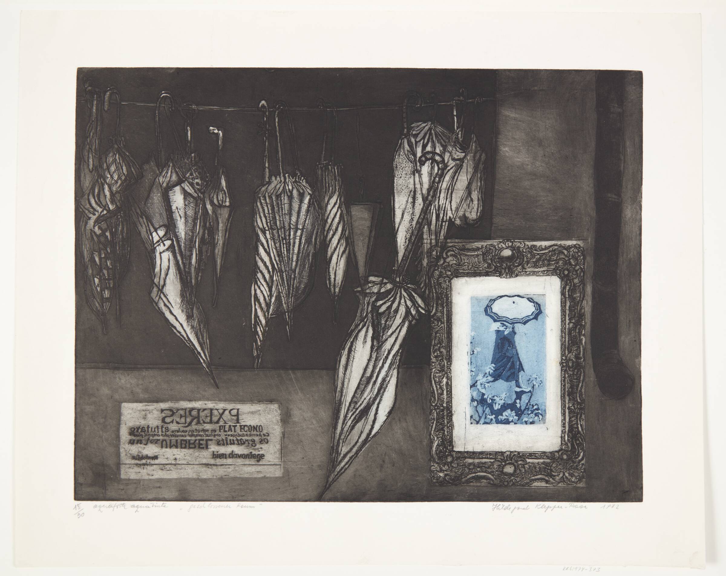 "Geschlossener Raum", Hildegard Klepper-Paar, 1972