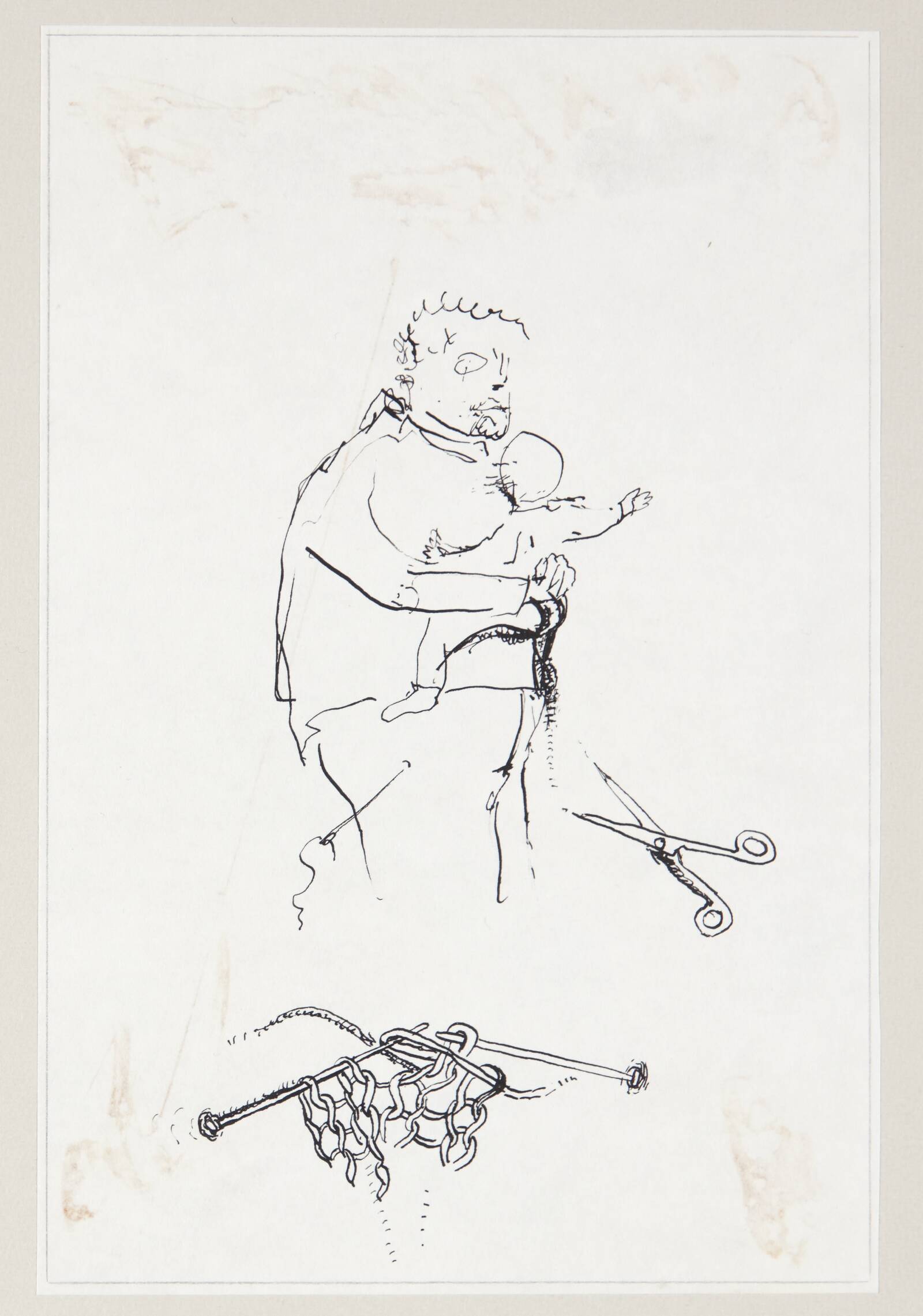 Tegning, Jytte Rex, 1978