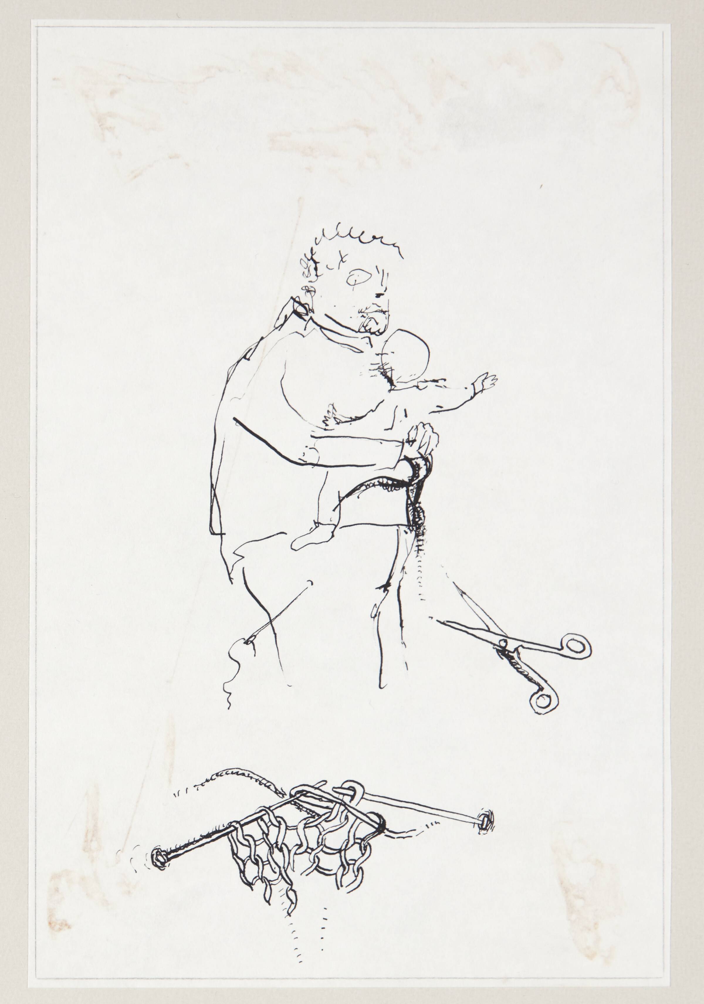 Tegning, Jytte Rex, 1978