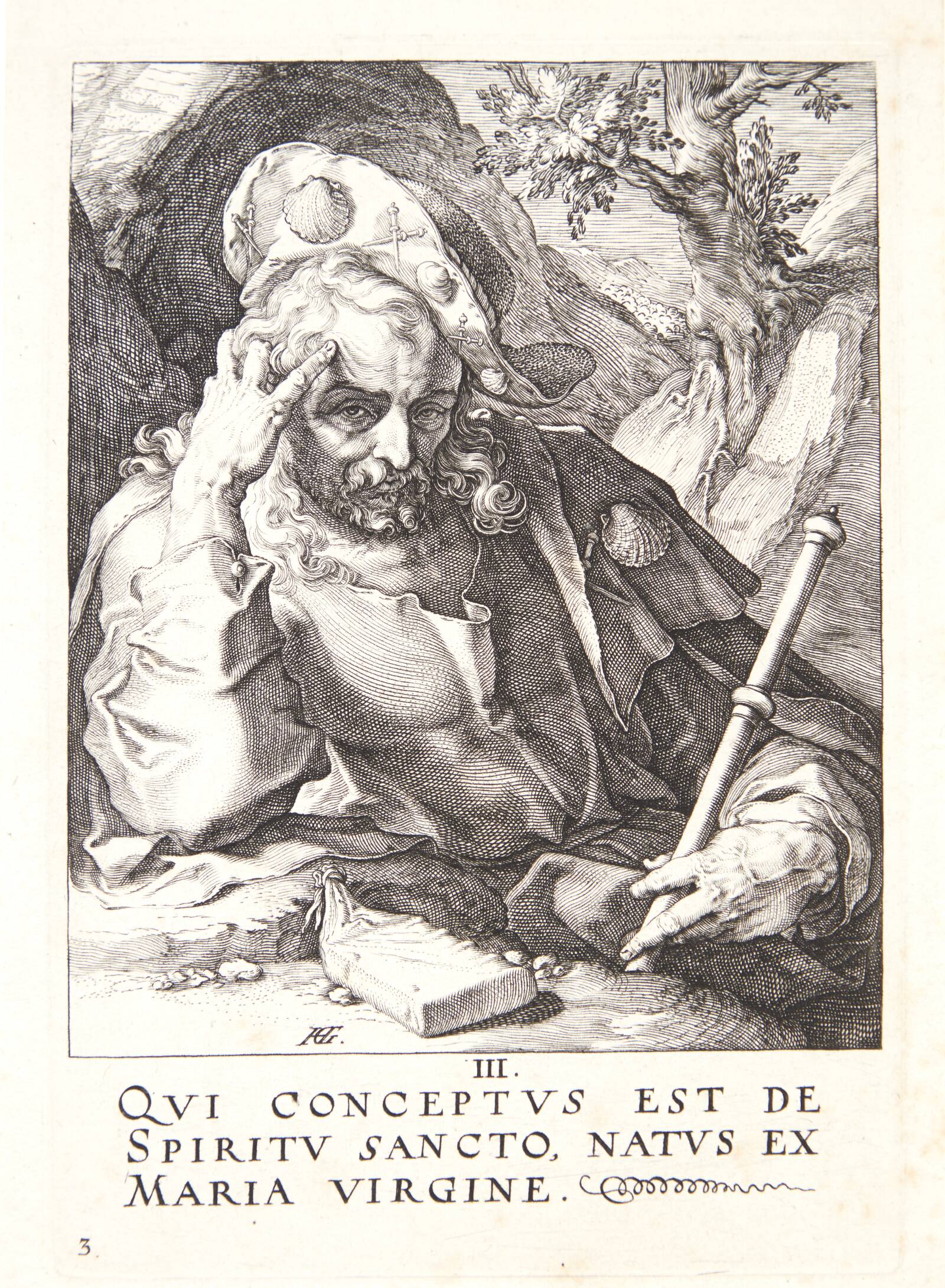 Apostlen Jakob den Ældre, Hendrick Goltzius, 1589