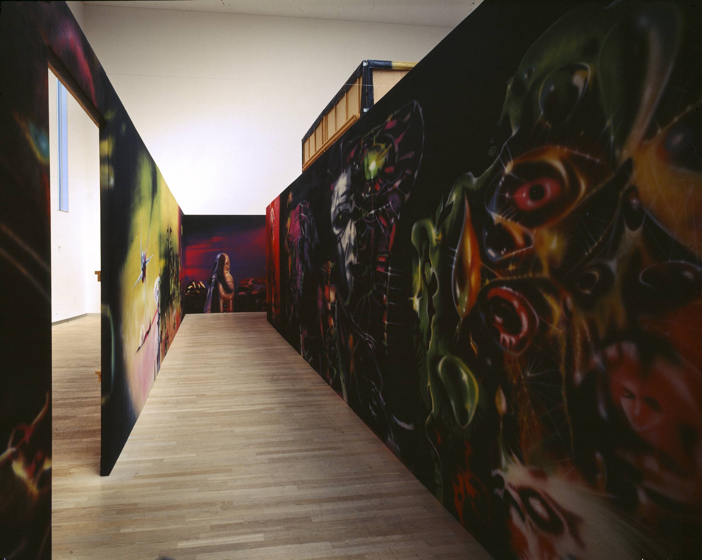 En arkitektur sammensat af malerier af Richard Powers og Francis Picabia, Mike Kelley, 1997