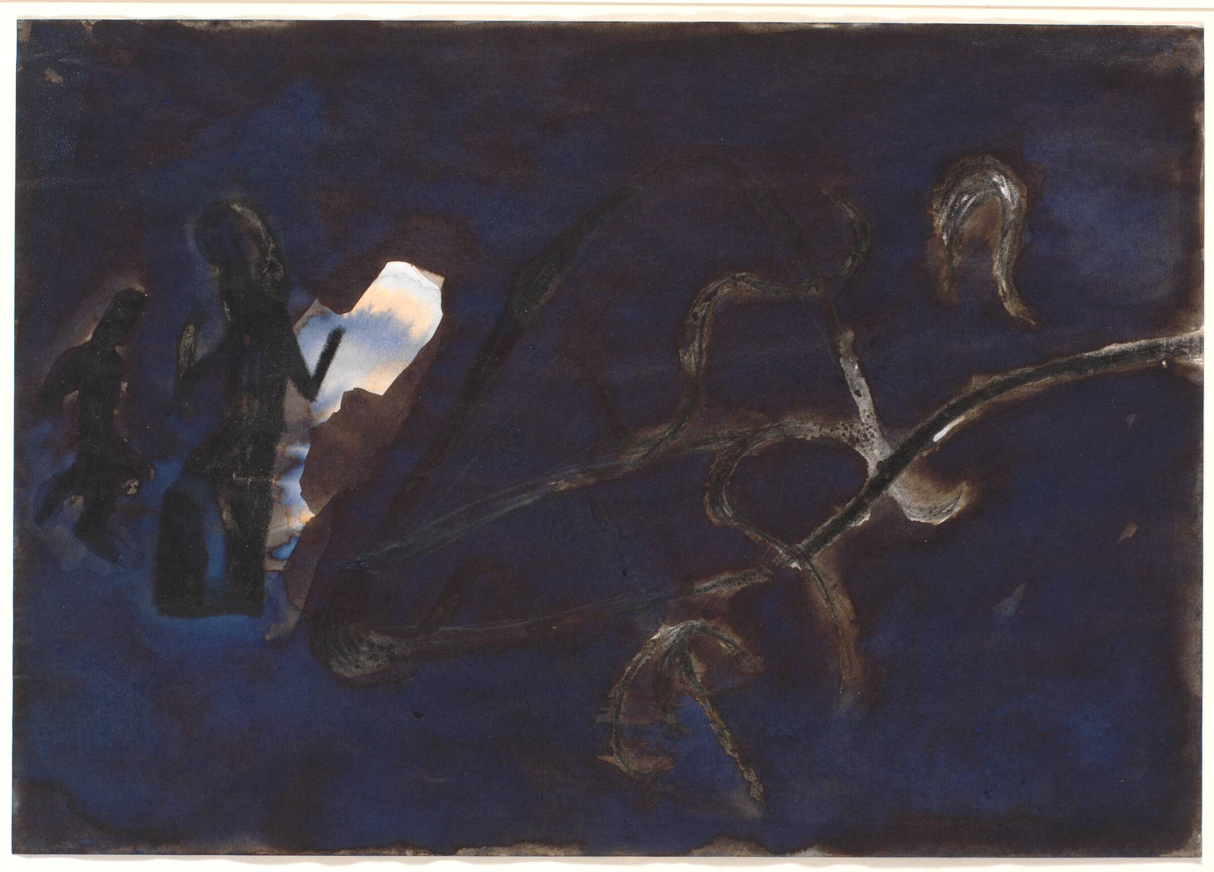 Penseltegning, Dorte Dahlin, 1984