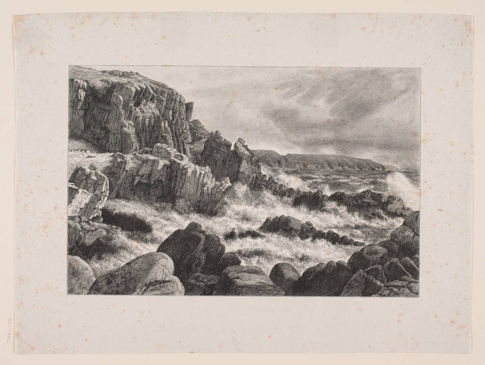 Bornholmsk skærgård ved Rø, Waldemar Bøhme, 1889-1893
