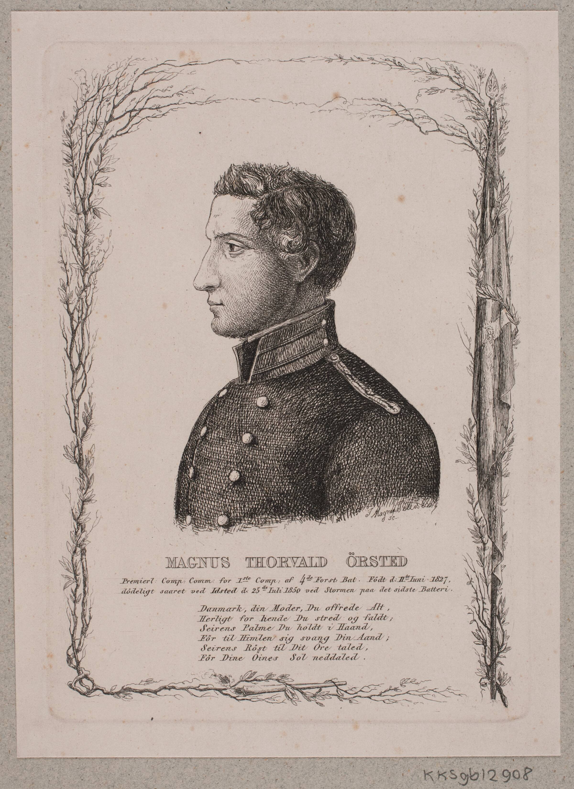 Magnus Thorvald Ørsted, Julius Magnus-Petersen, 1849