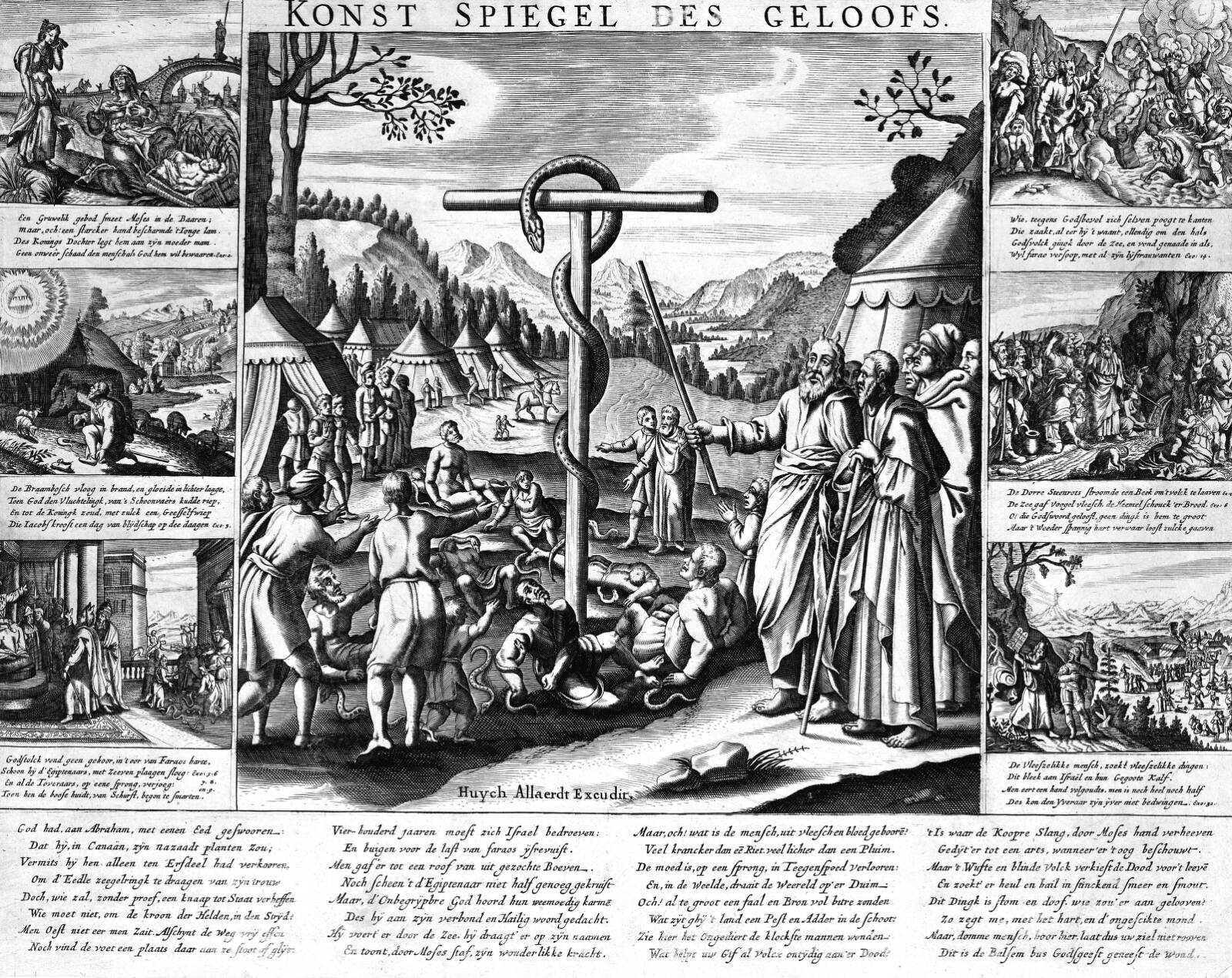 Slangeplagen, Ubekendt, 1600-1699