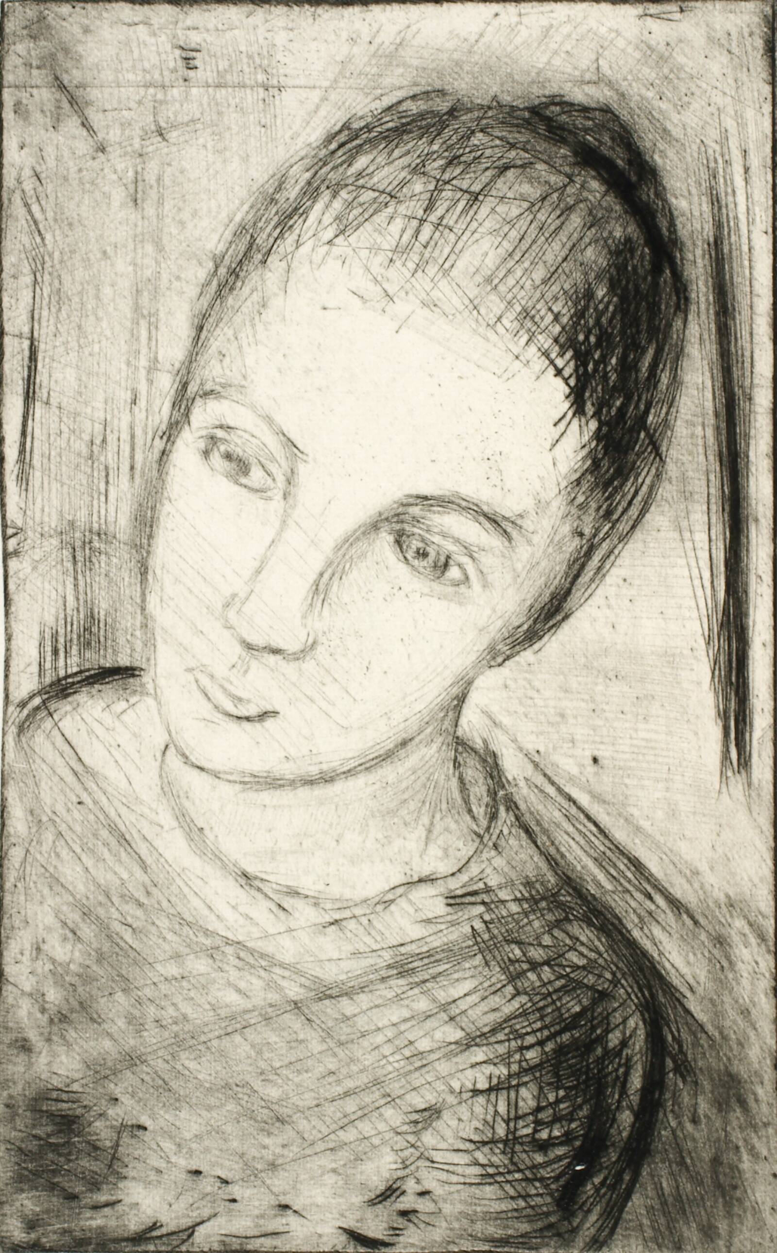 Kvindeportræt, Poul Sørensen, 1939