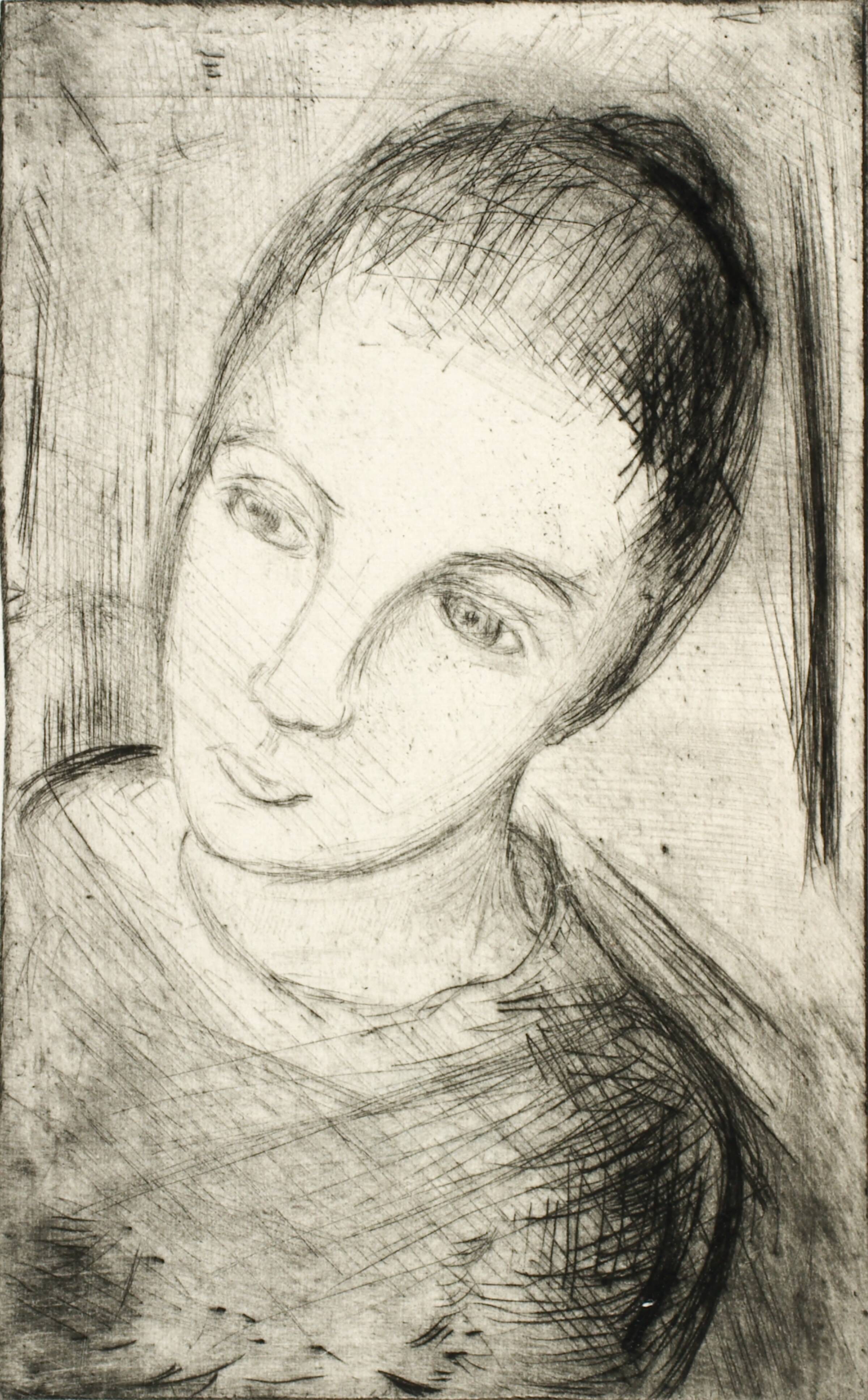 Kvindeportræt, Poul Sørensen, 1939