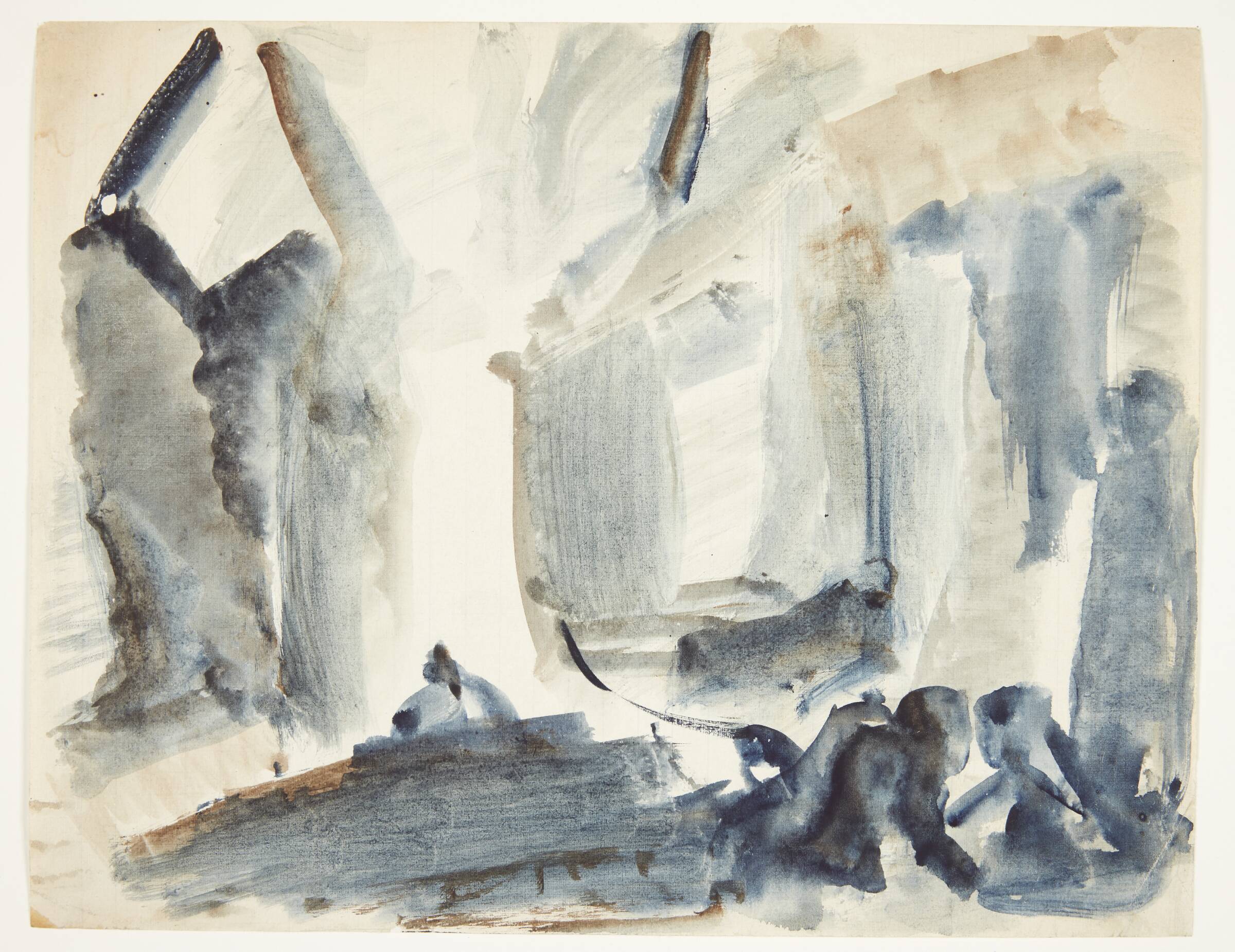 Parkbillede, figurer i forgrunden, Ebba Carstensen, 1900-1967