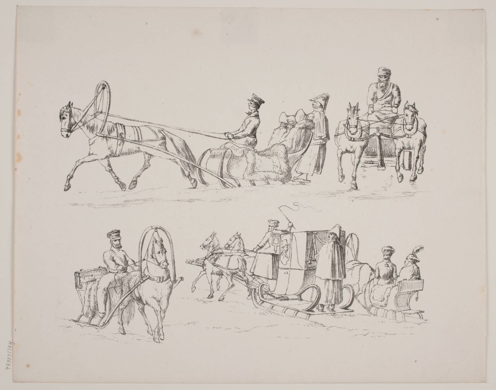 Prøveblad med kaner, N.B. Krossing, 1795-1854