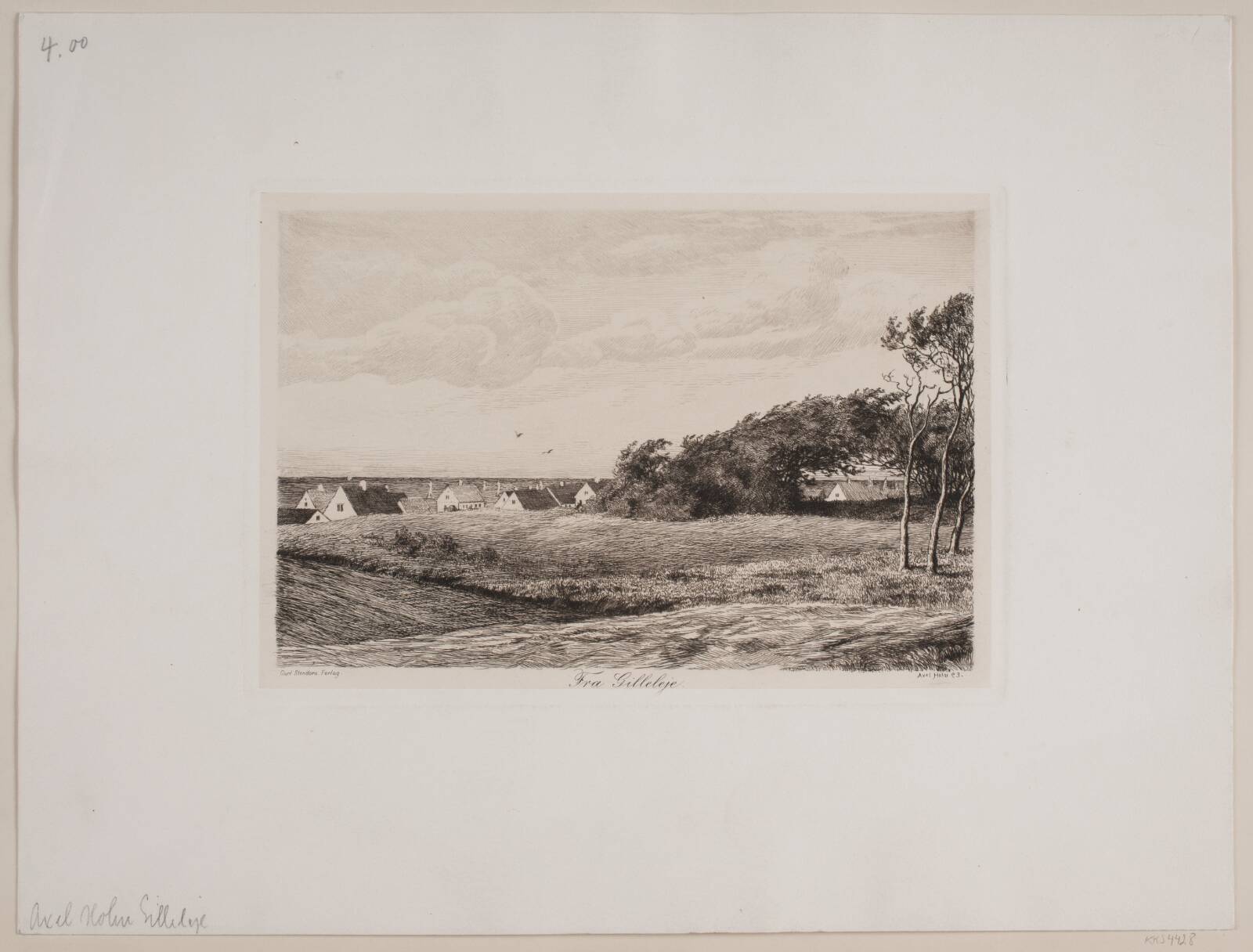 Fra Gilleleje, Axel Holm, 1893