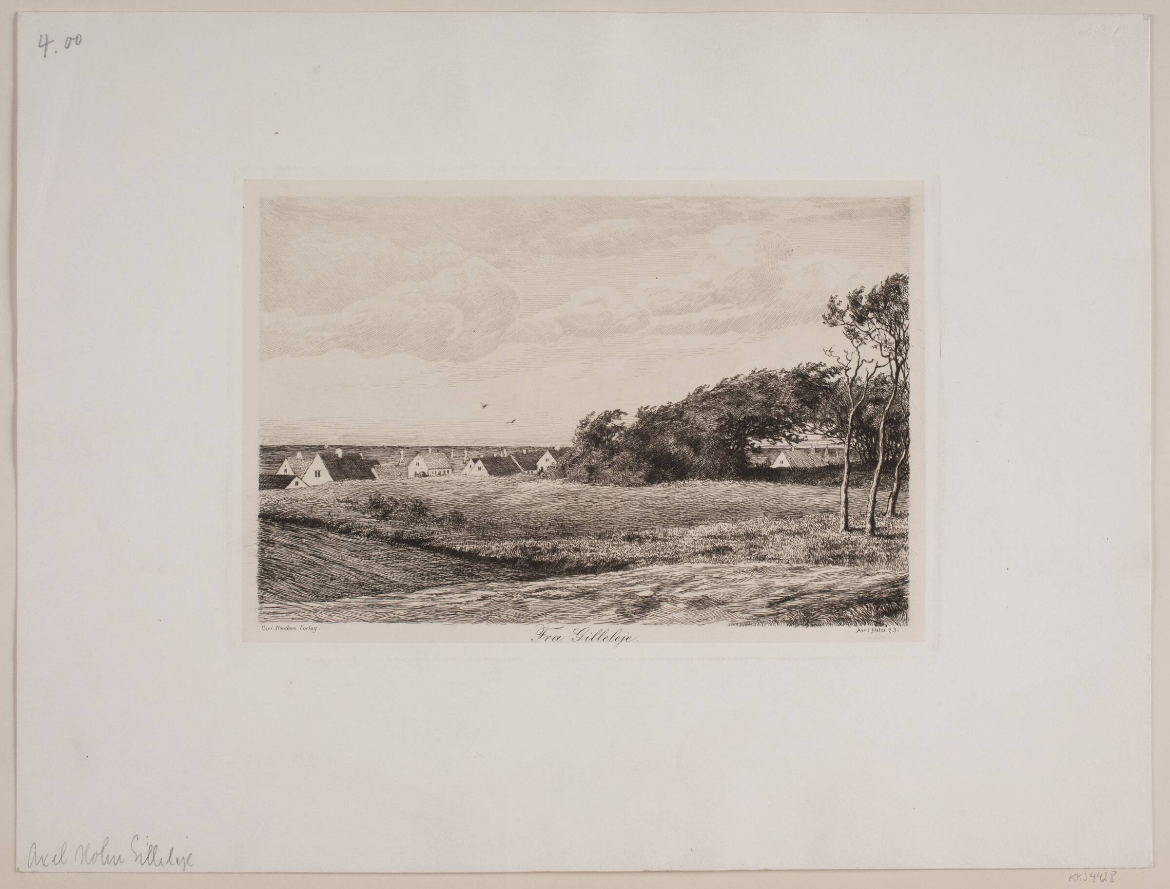 Fra Gilleleje, Axel Holm, 1893