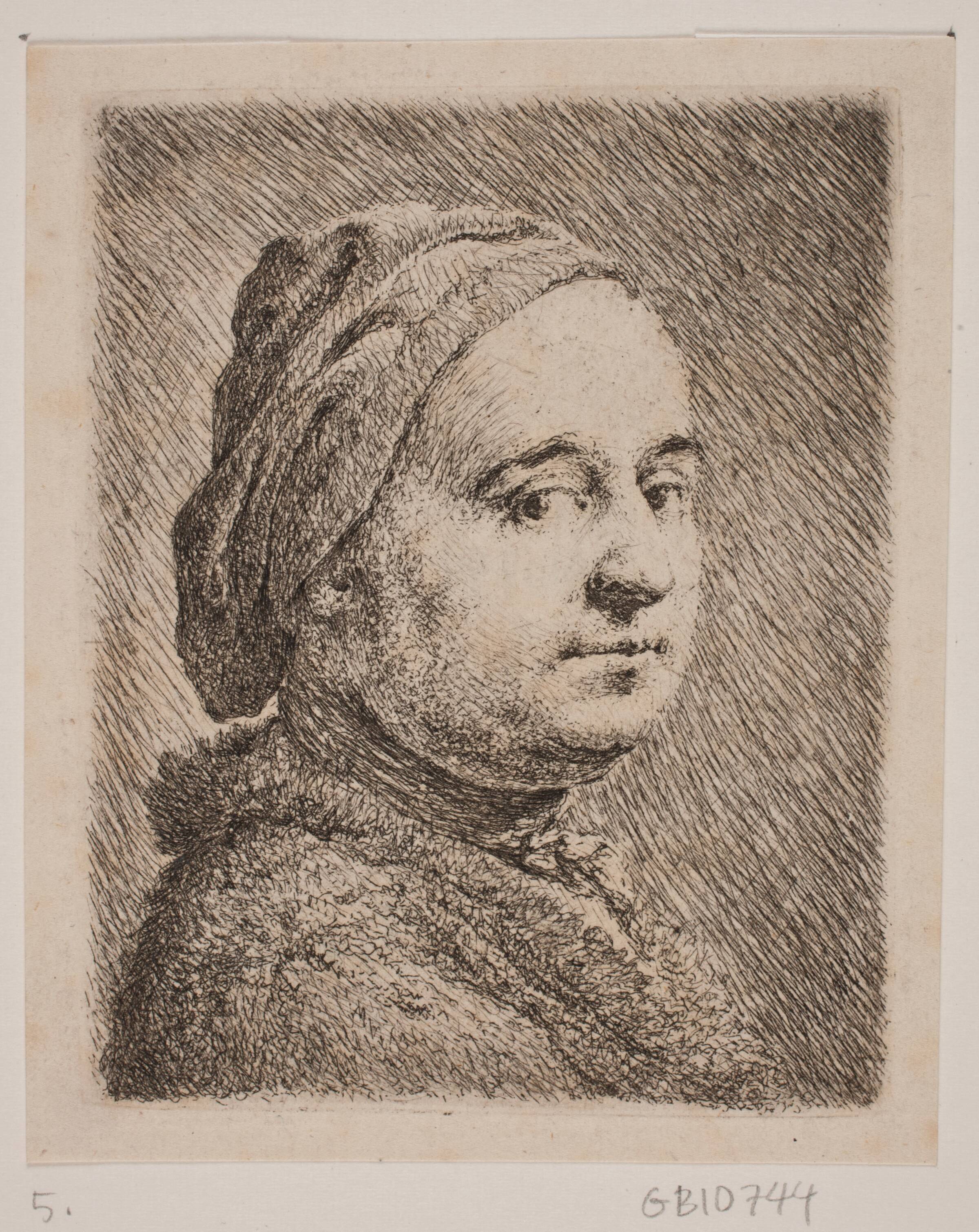 Brystbillede af en midaldrende Mand, Joseph Brecheisen, 1748-1768