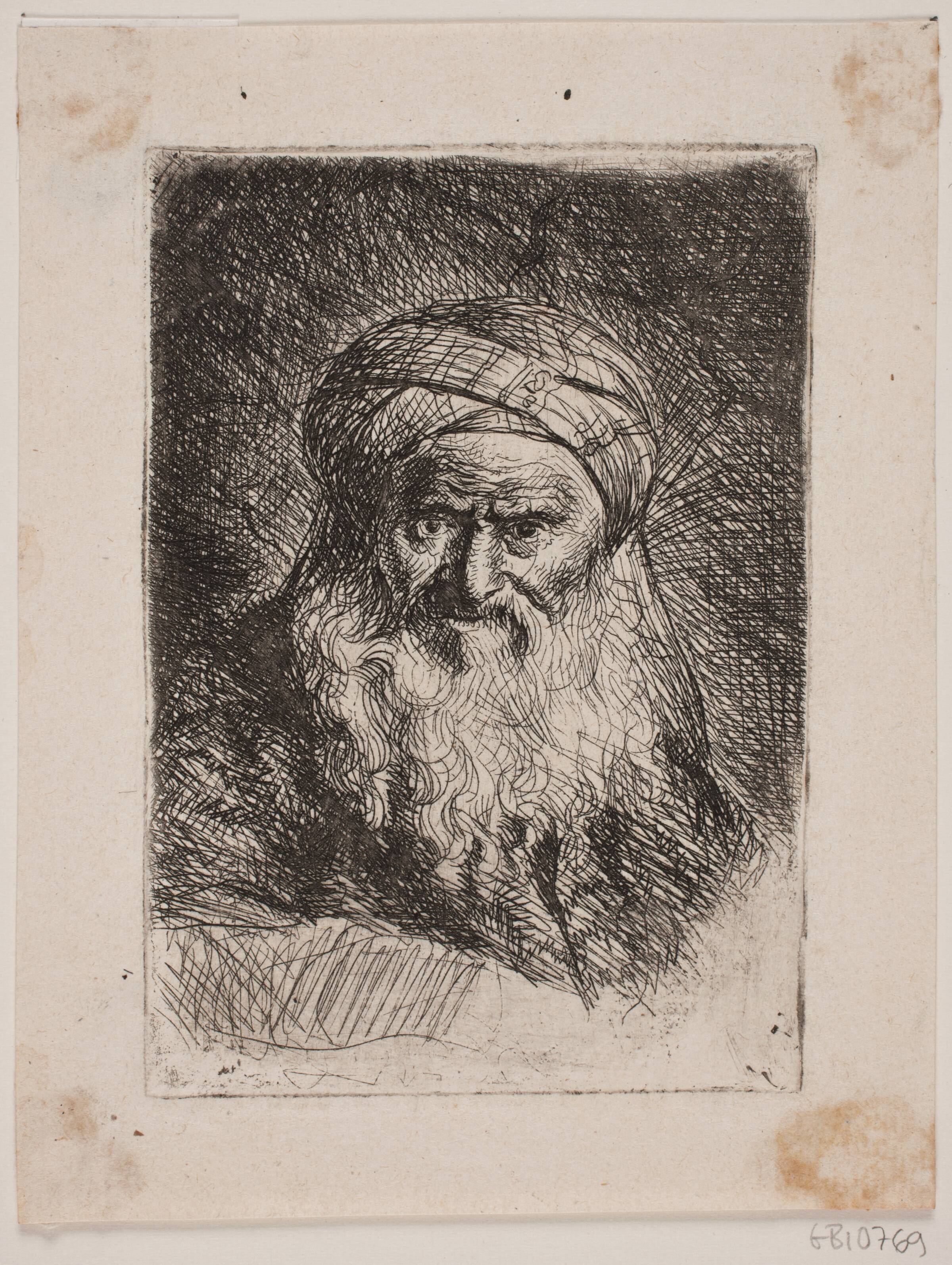 Gammel Mand med Turban, W.A. Müller, 1733-1816