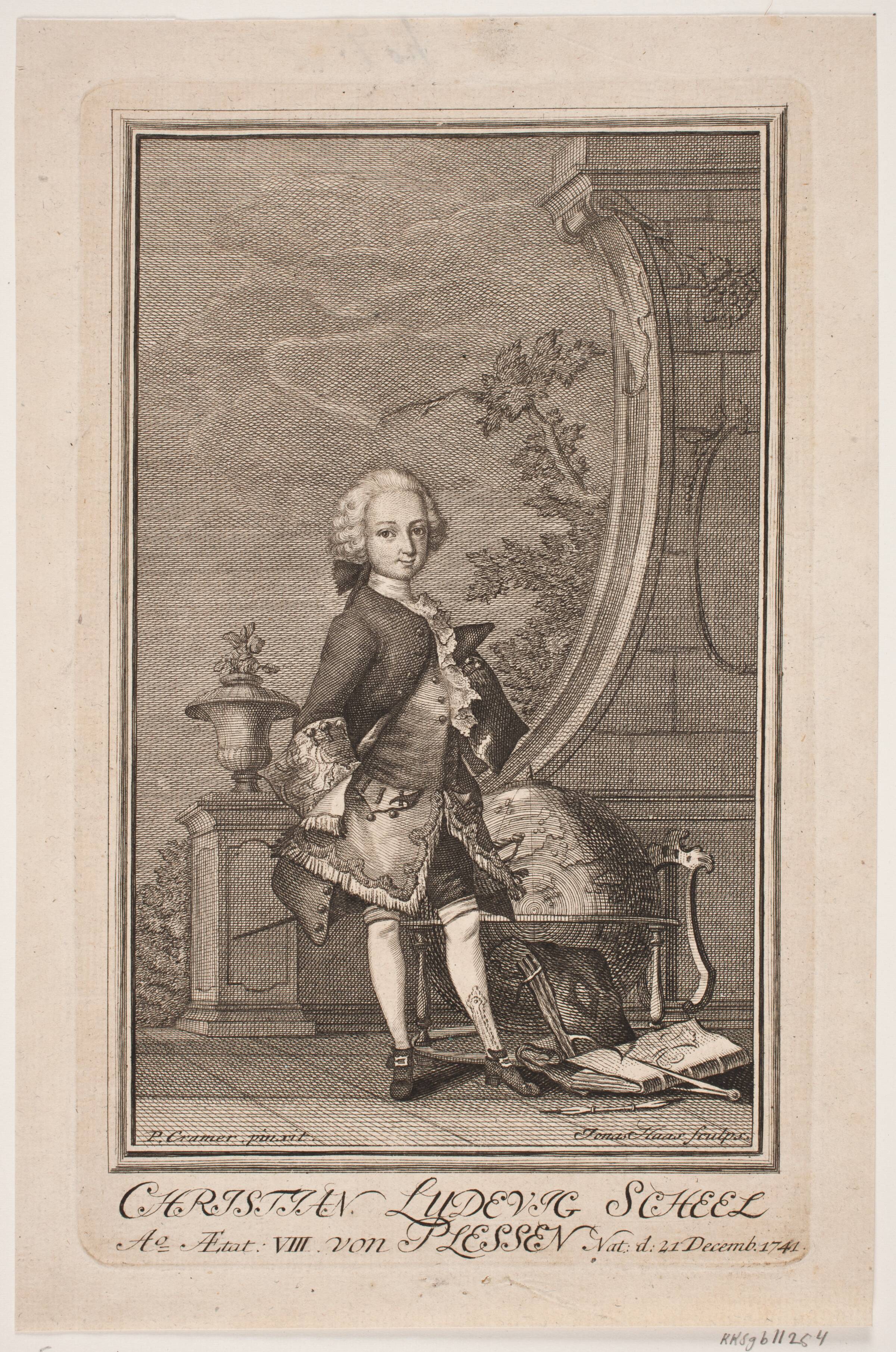 Christian Ludvig Scheel von Plessen, Jonas Haas, 1720-1775