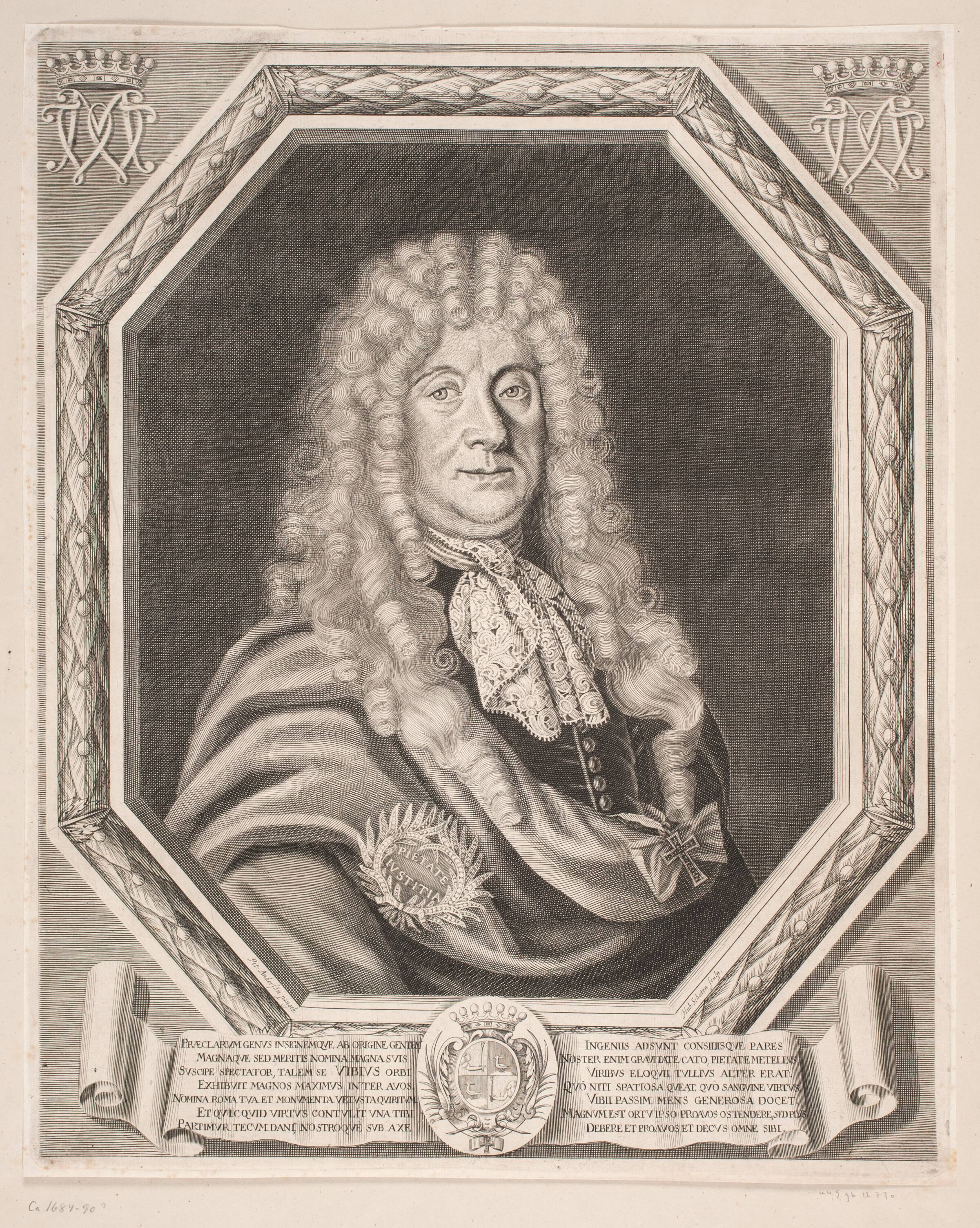 Michael Vibe, Hubert Schaten, 1684-1690