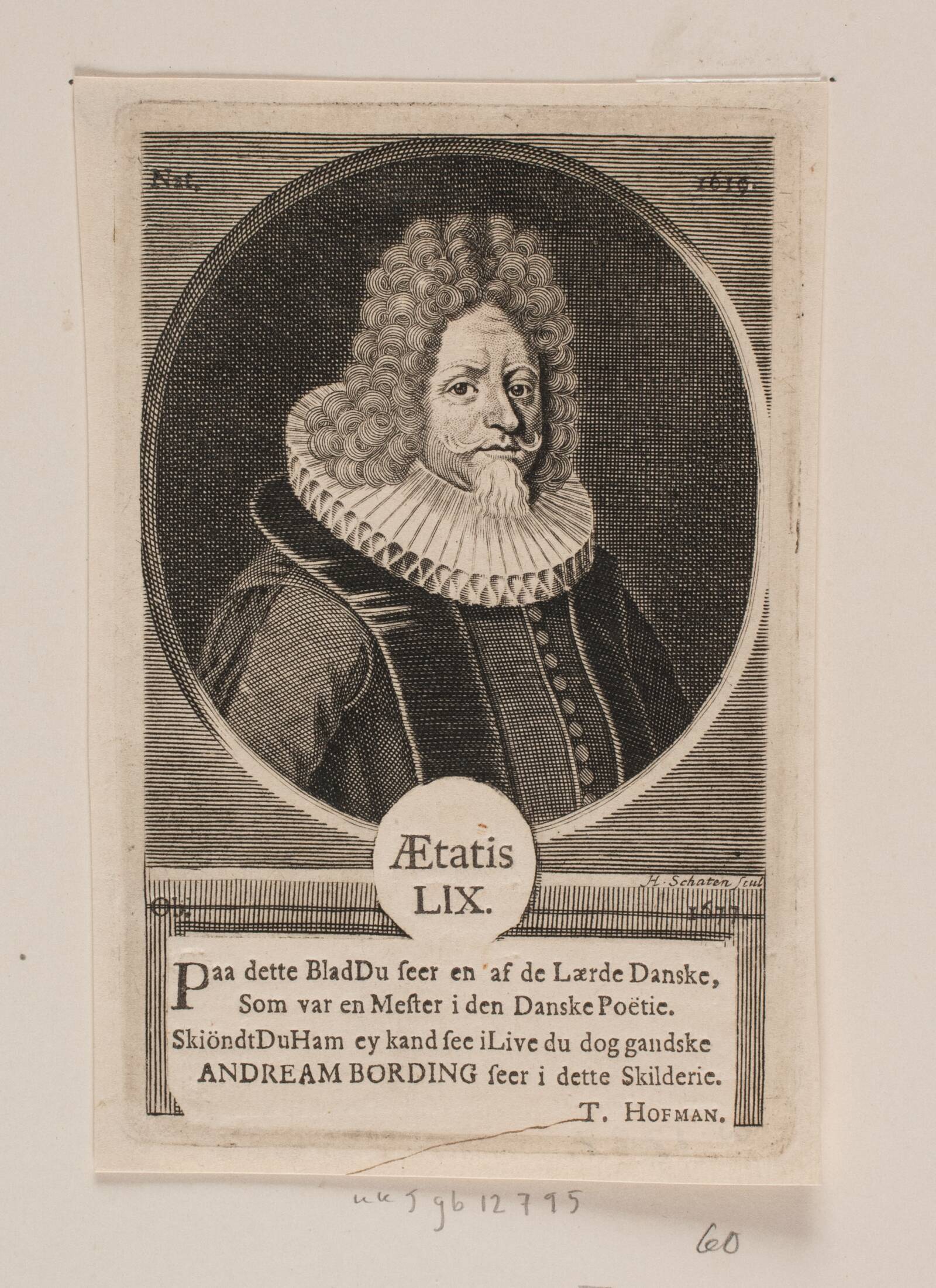 Christian Bræmer, Hubert Schaten, 1694-1698